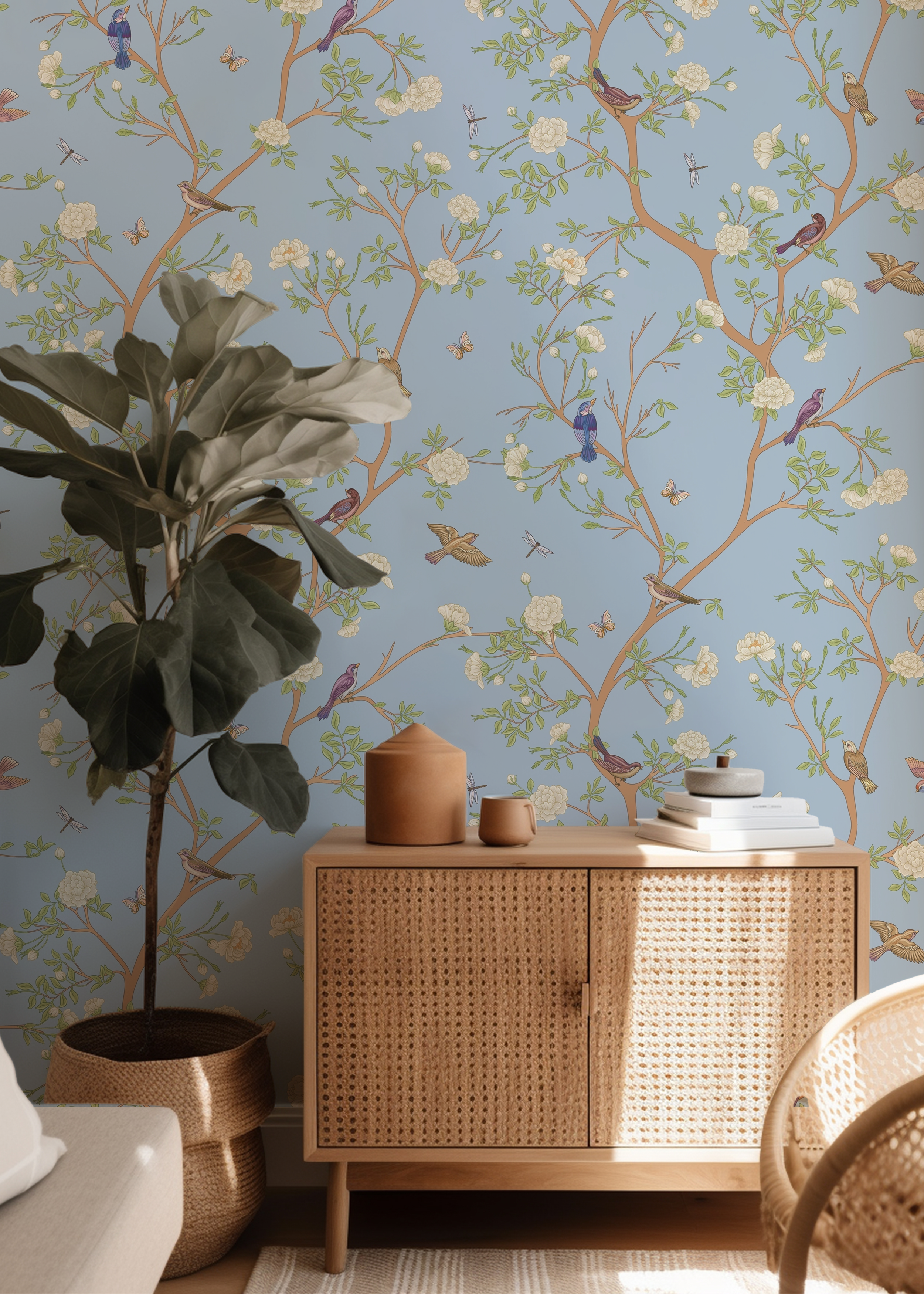 Chinoiserie Camellia Oasis