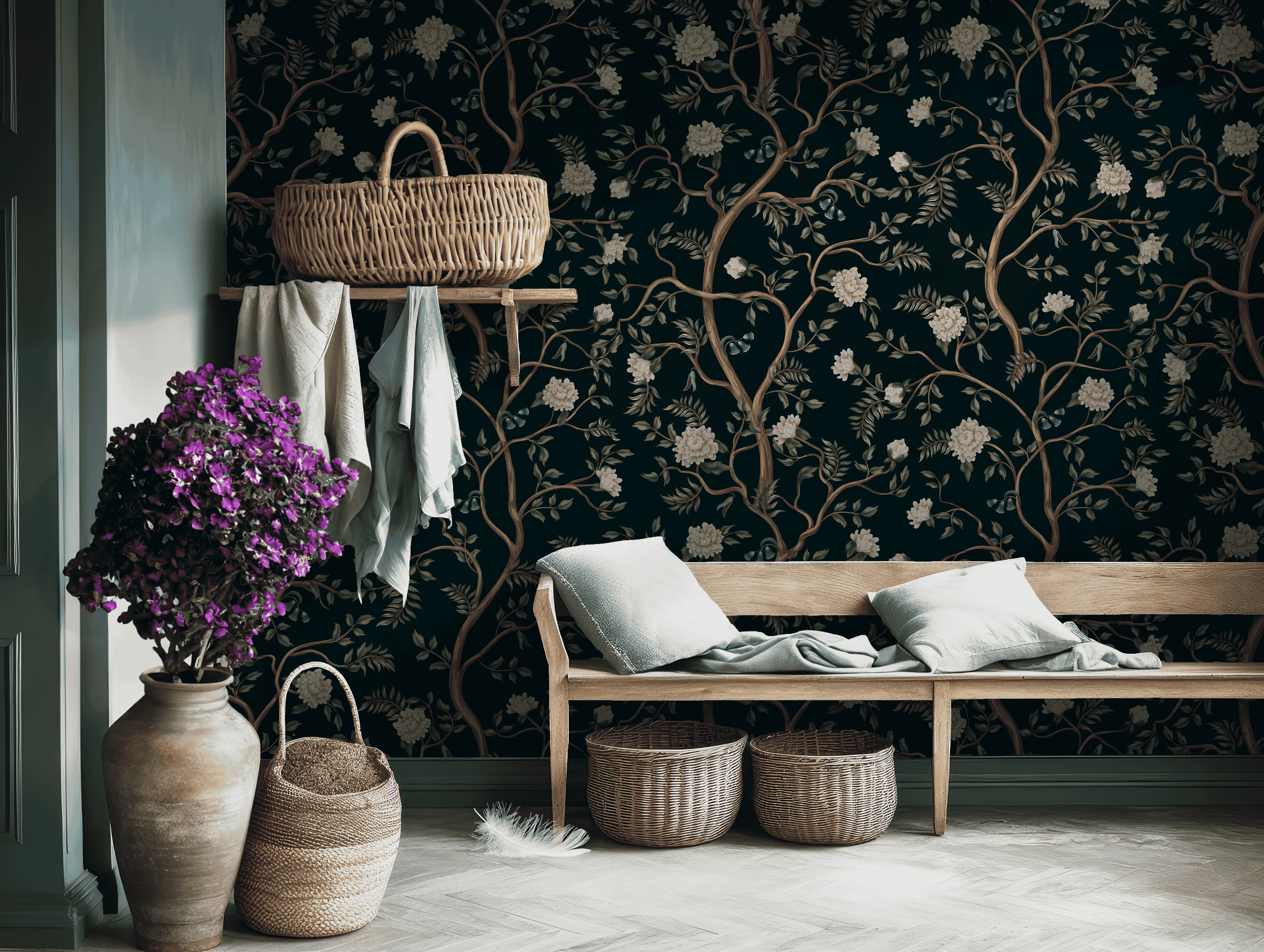 Chinoiserie Peony Serenity