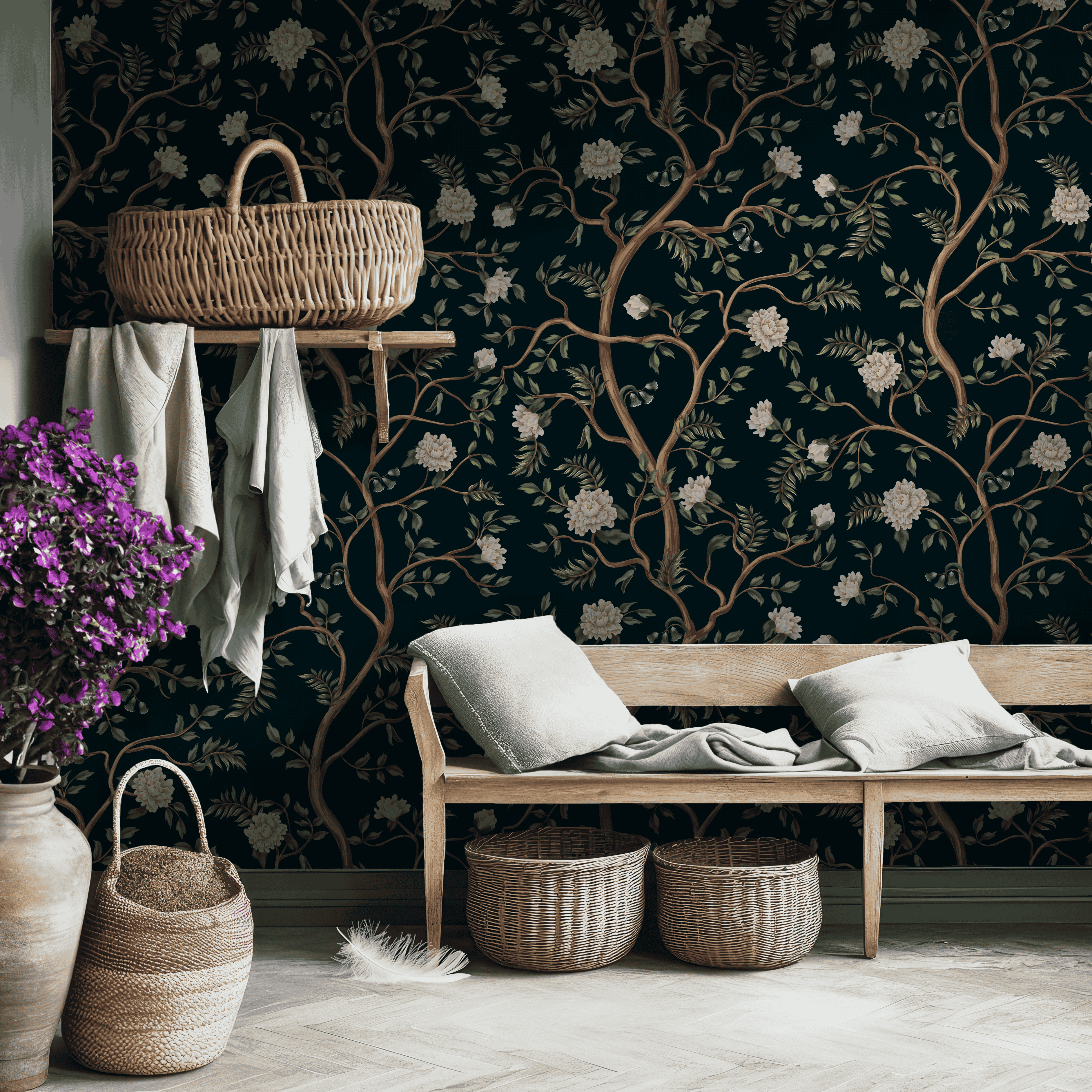 Chinoiserie Peony Serenity