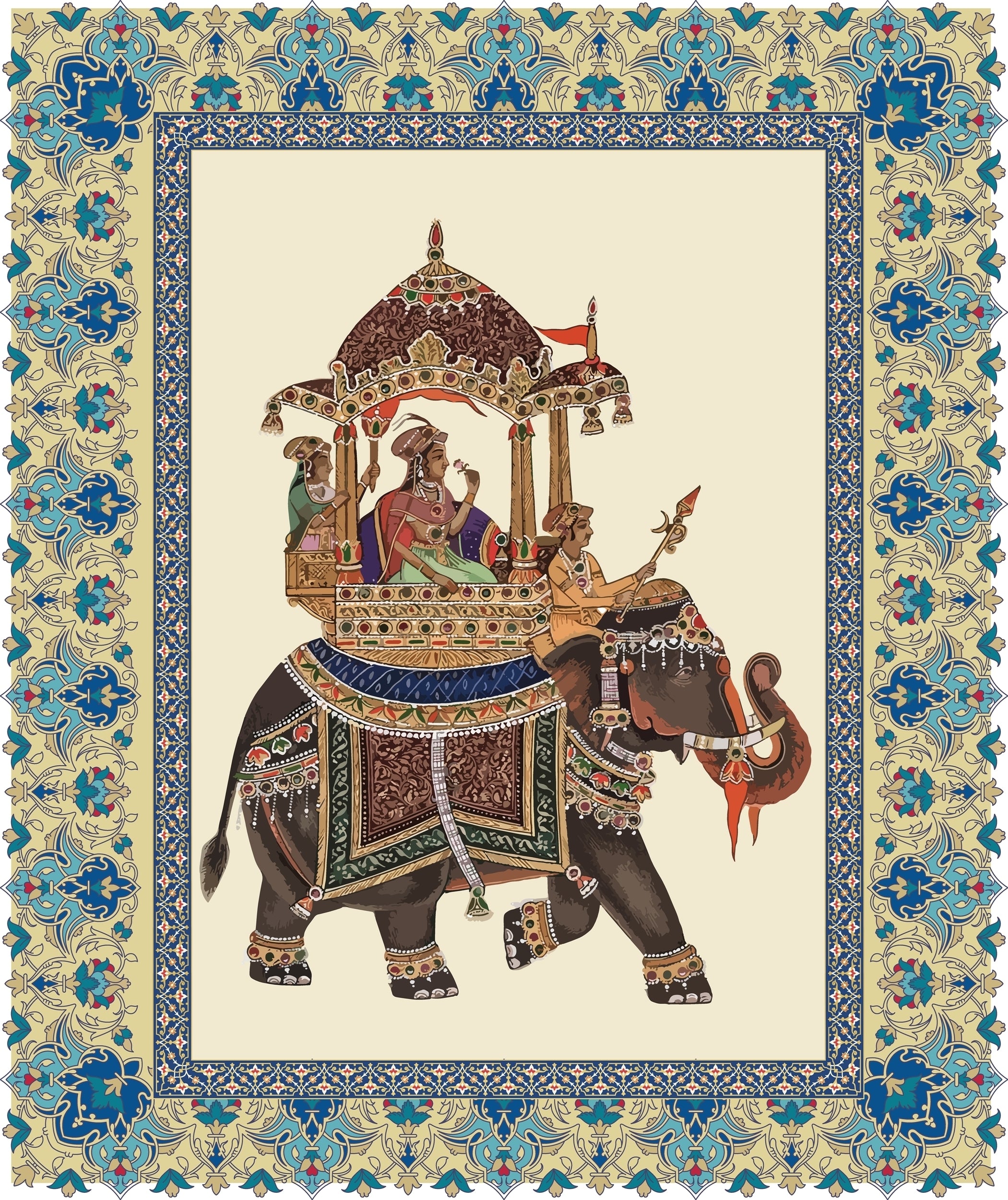 Islamic Elephant Elegance
