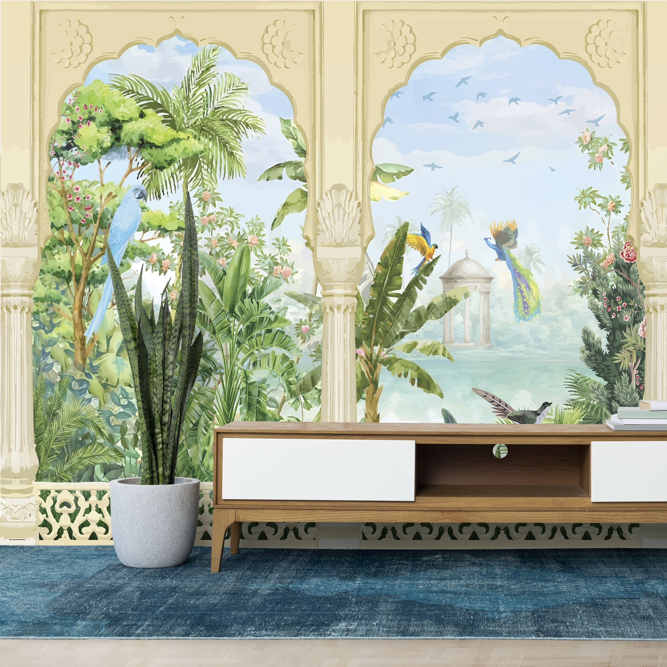 Opulent Mughal Archway