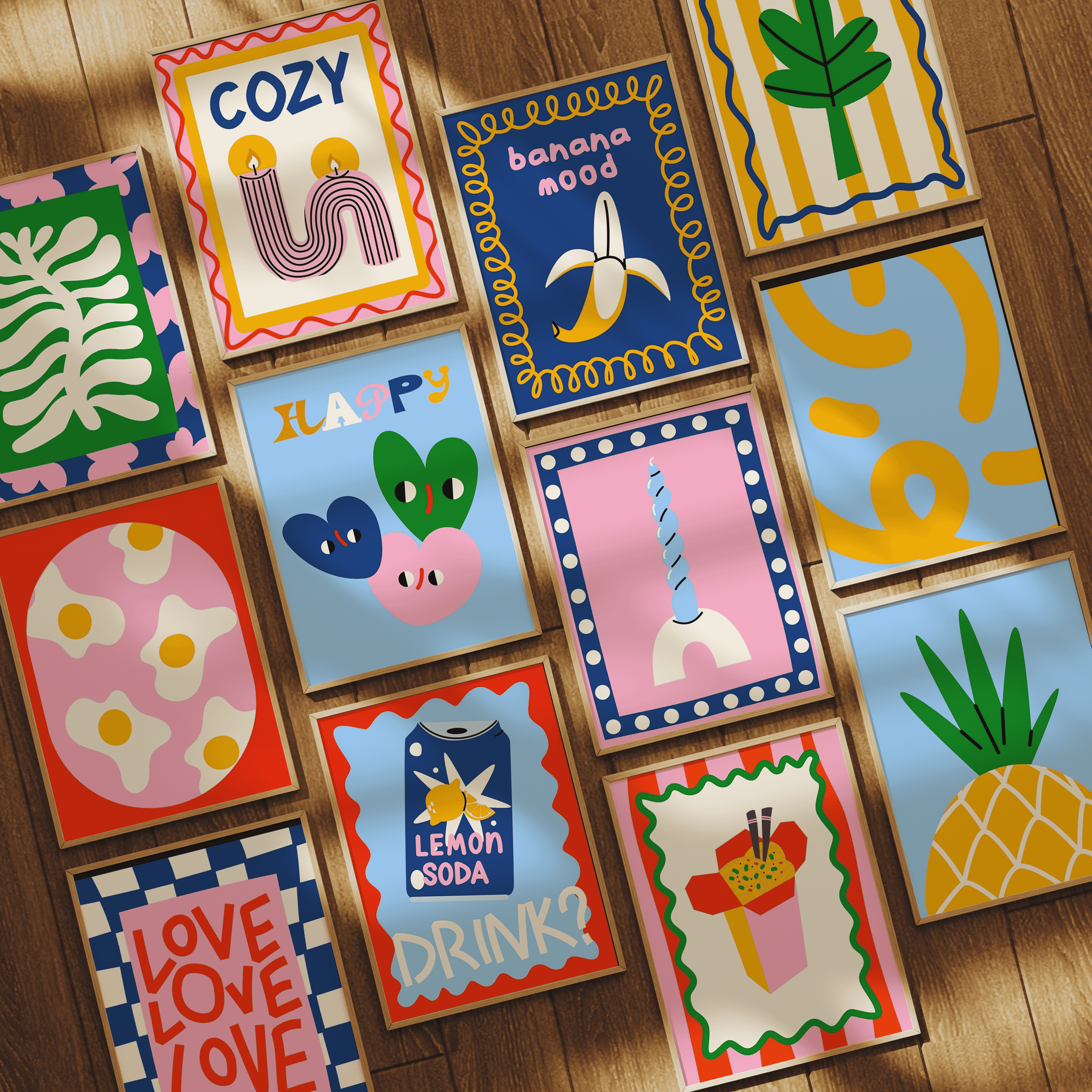 Vibrant Oasis- Set of 12