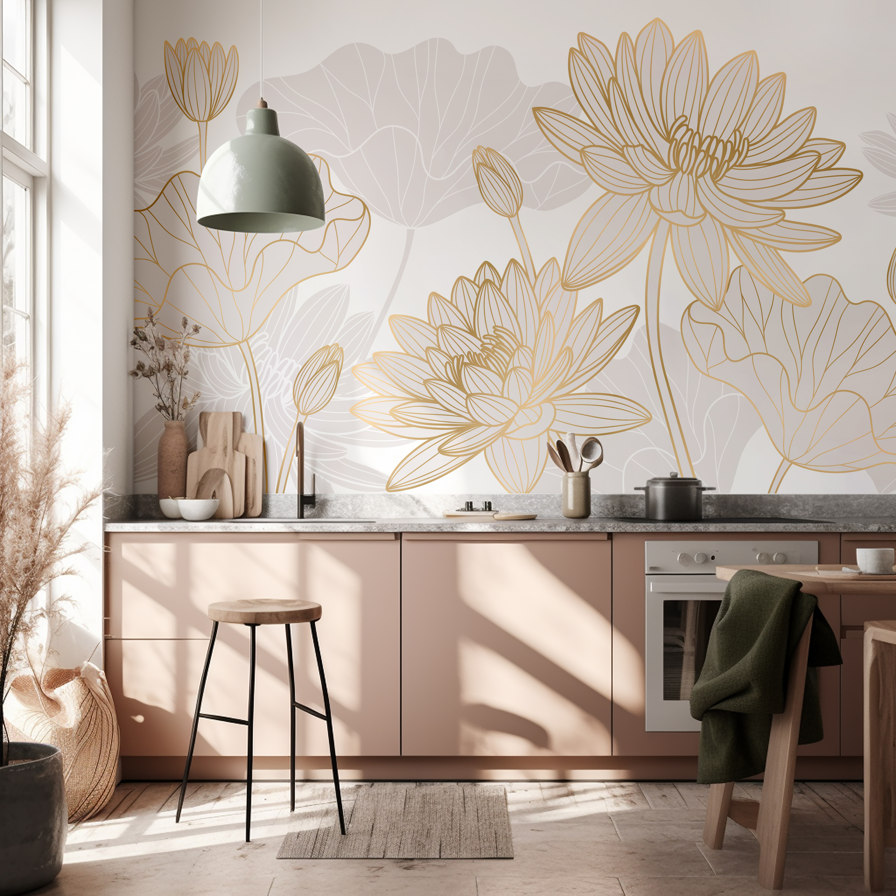 Golden Lotus Elegance