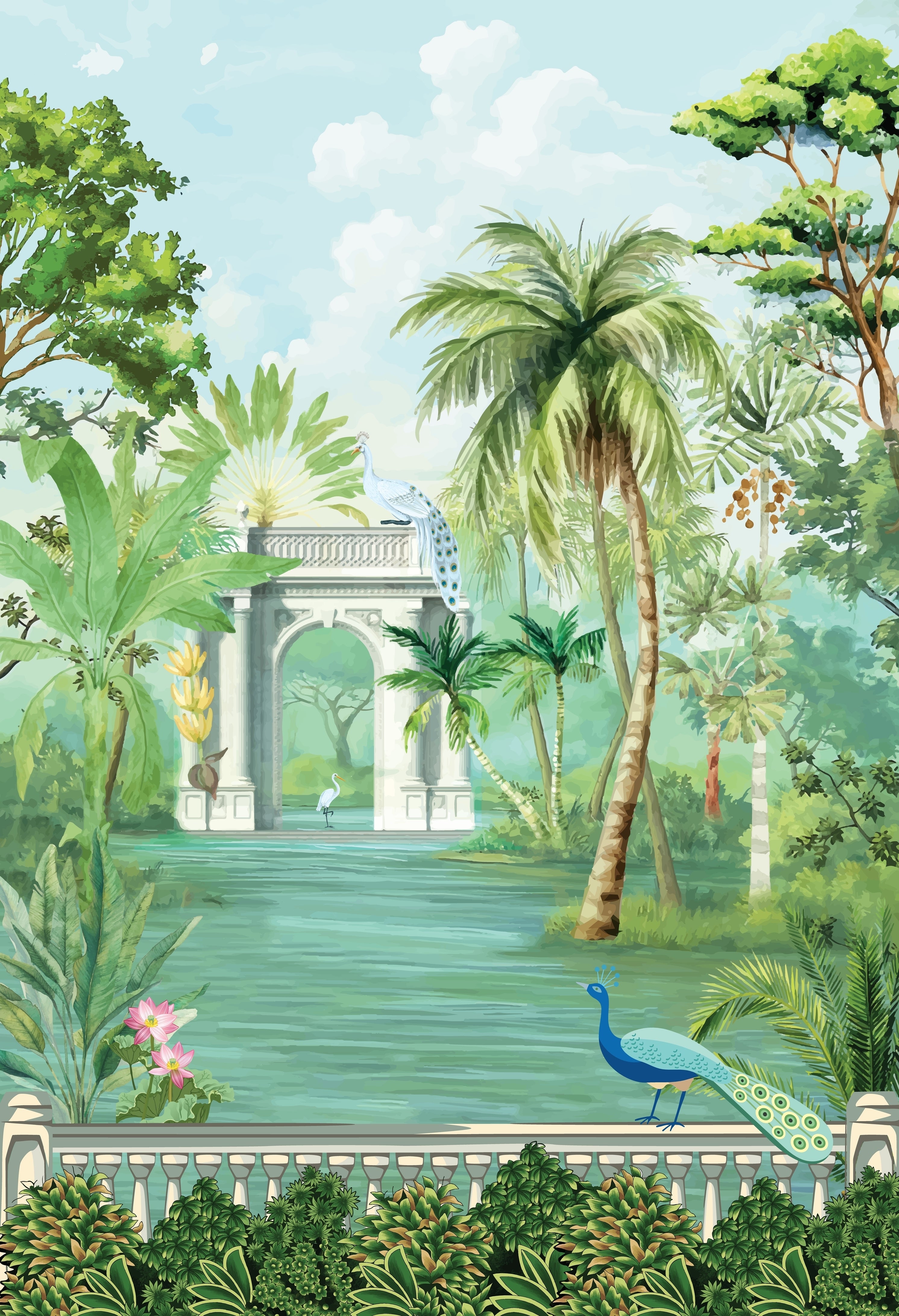 Mughal Garden Reverie