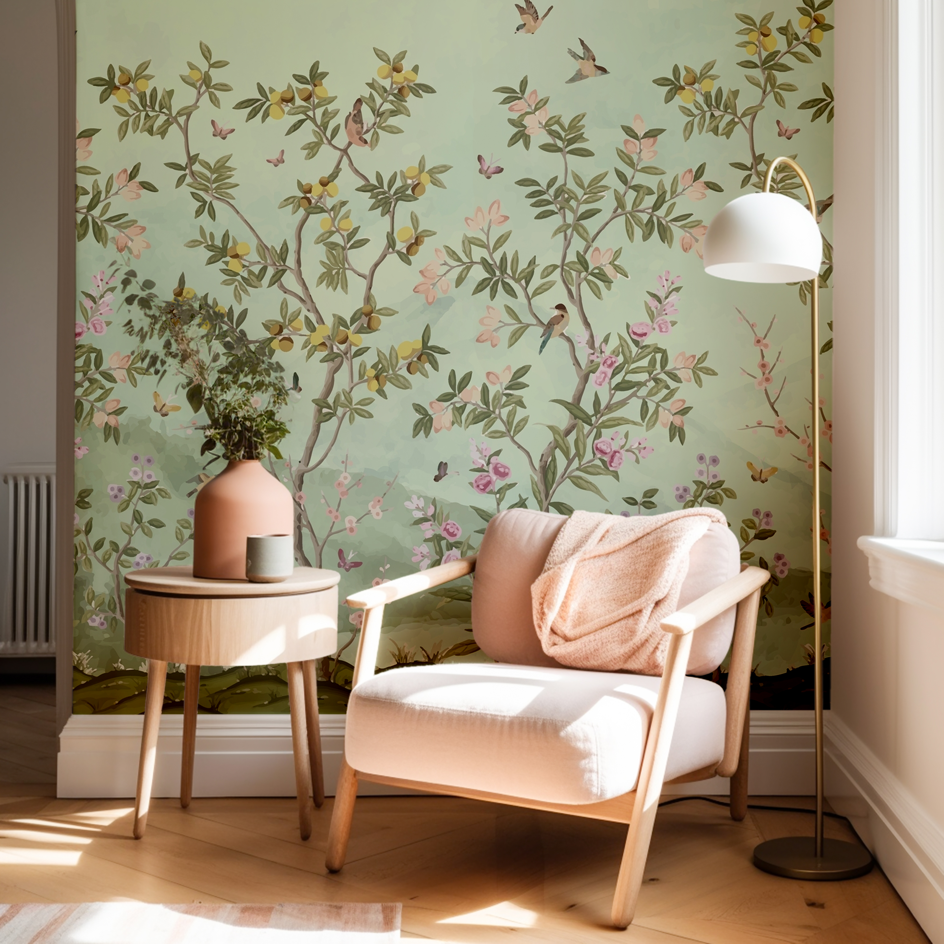 Serene Oriental Garden