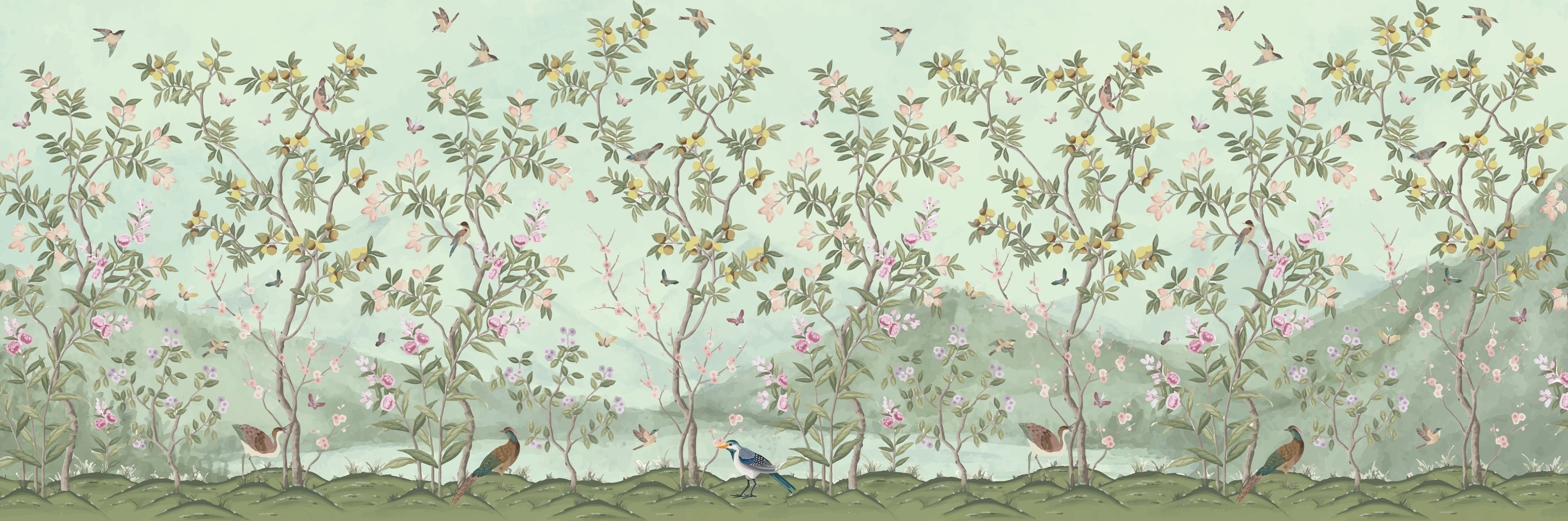 Serene Oriental Garden