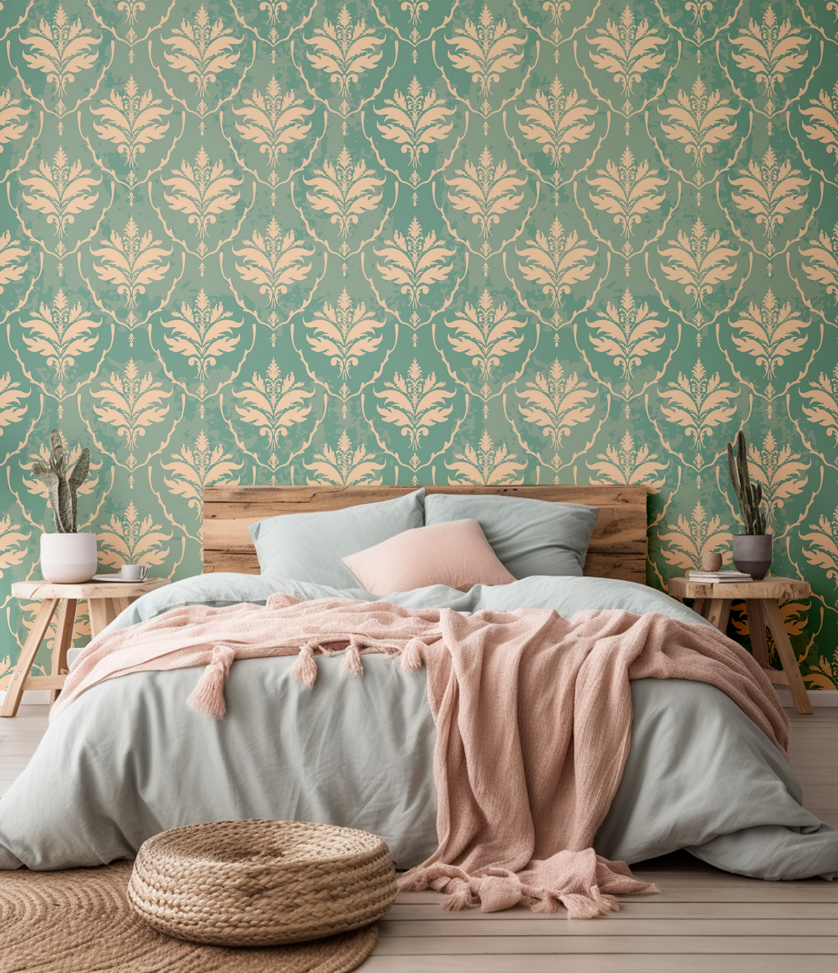 Turquoise Rococo Elegance