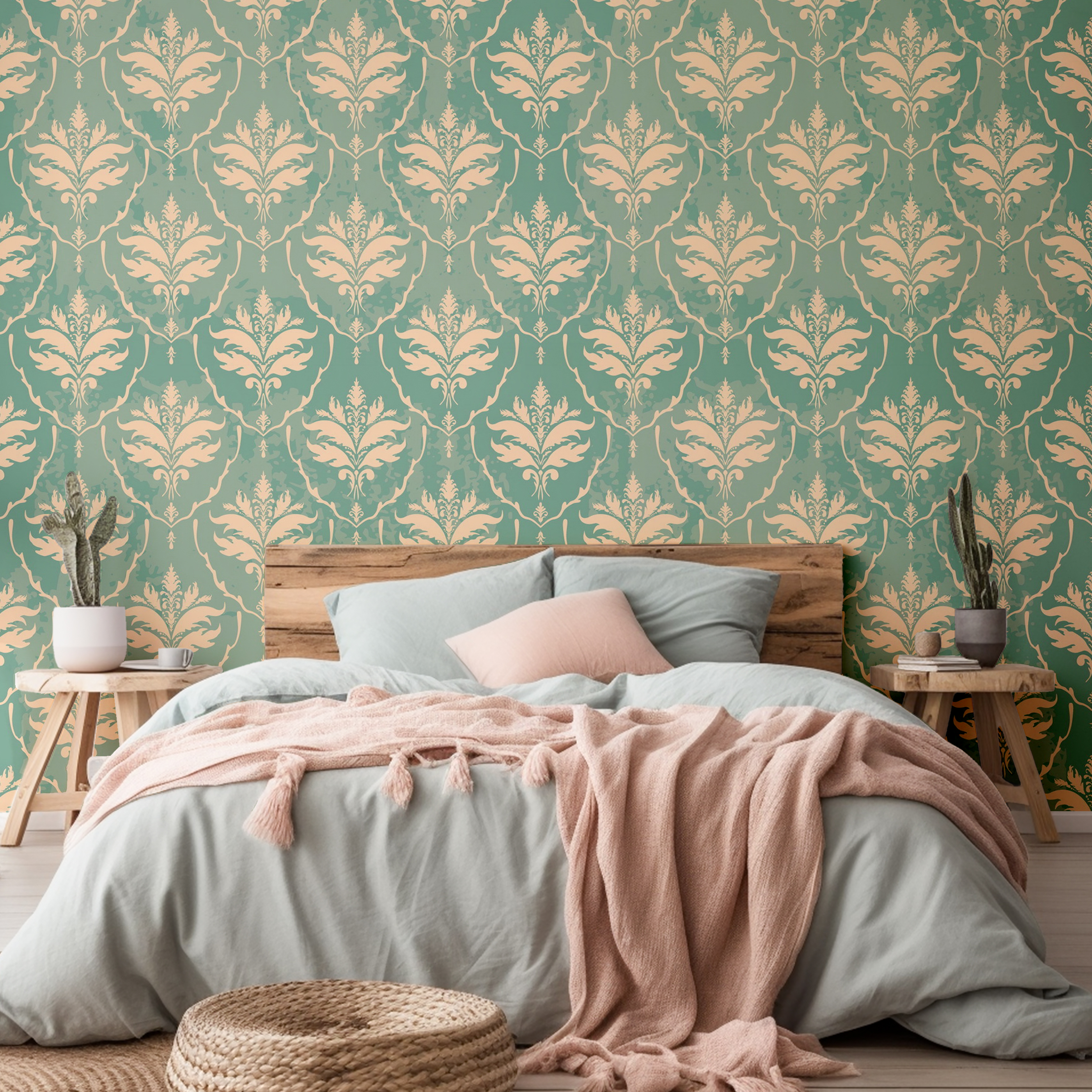 Turquoise Rococo Elegance