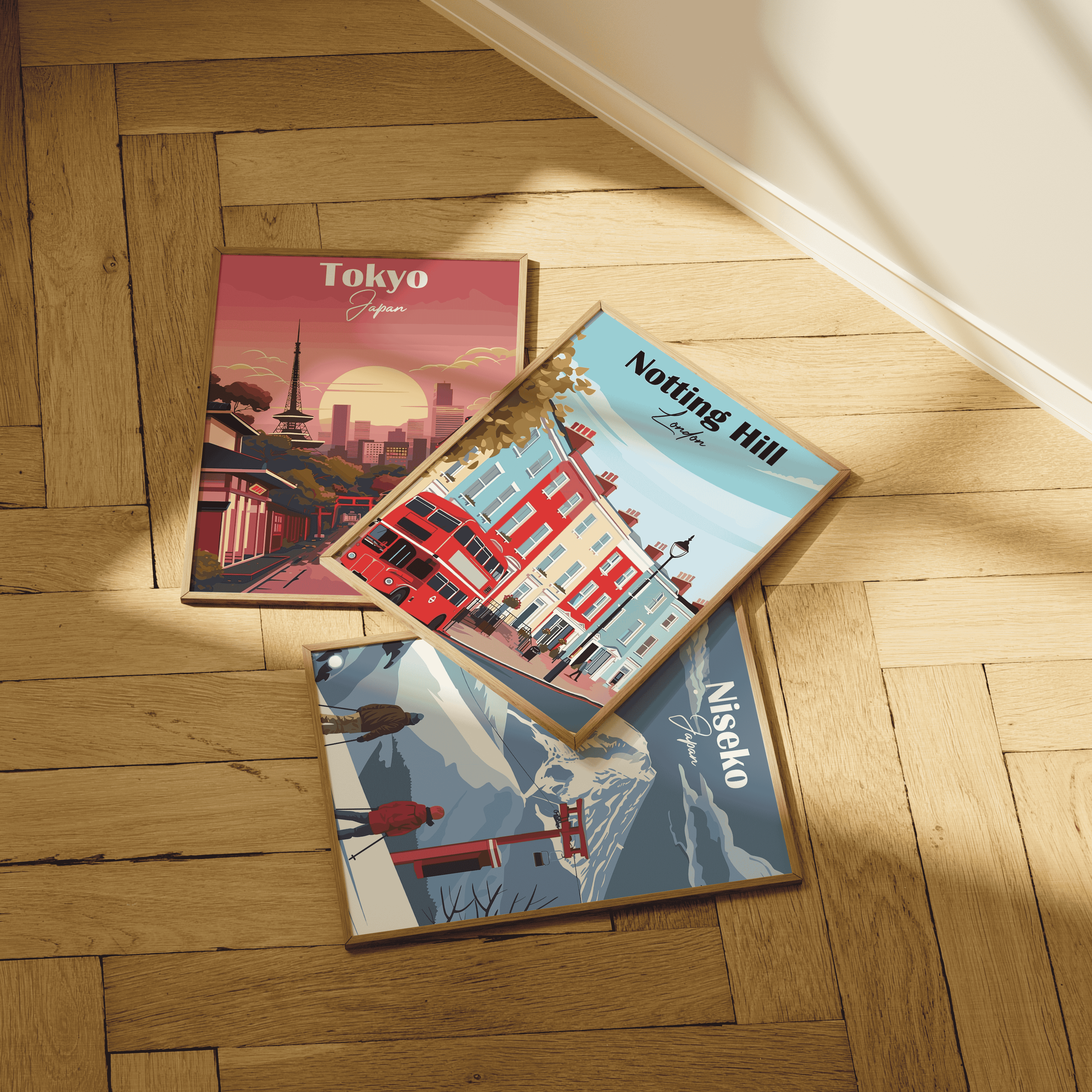 Charming Destinations- Set of 3