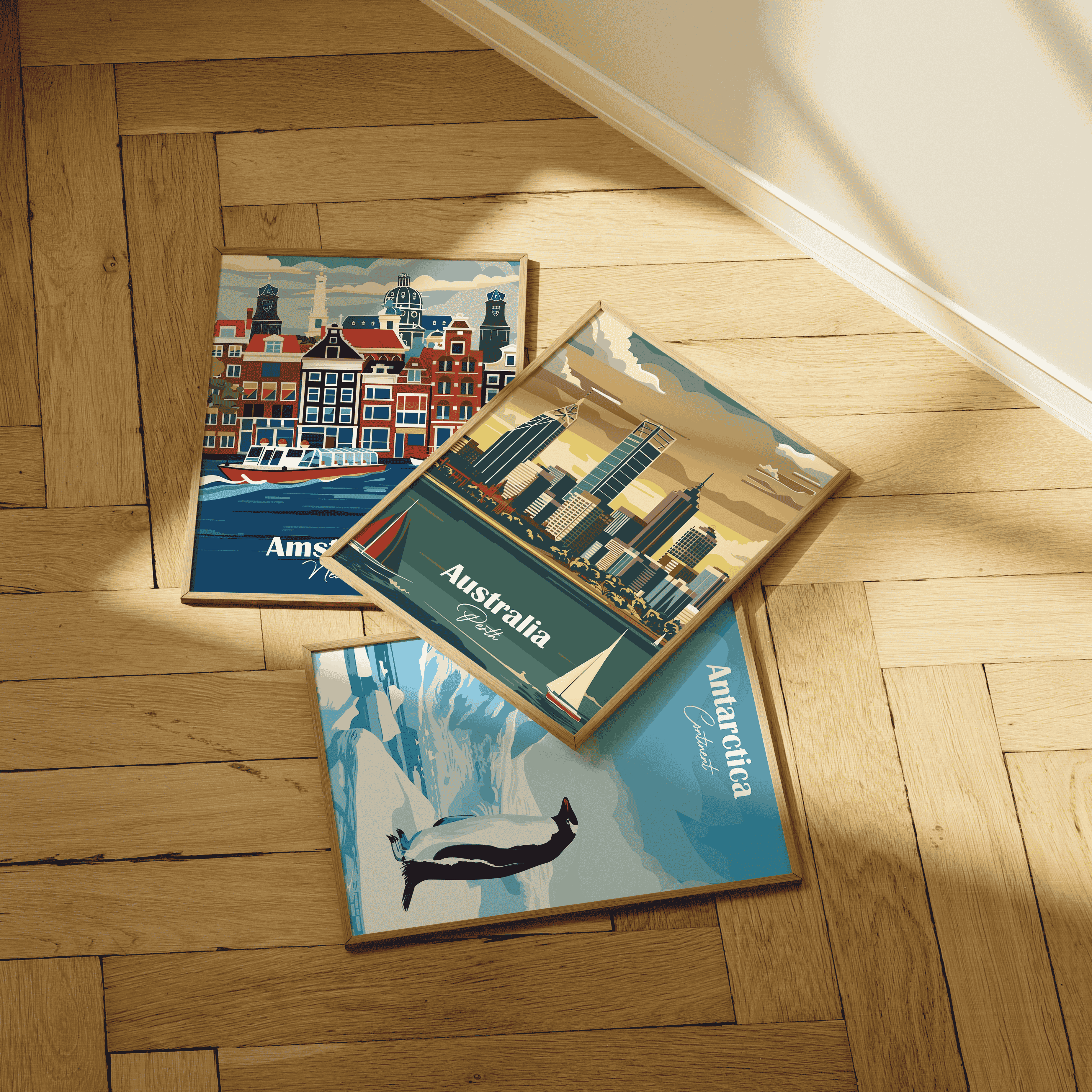 Global Getaways- Set of 3