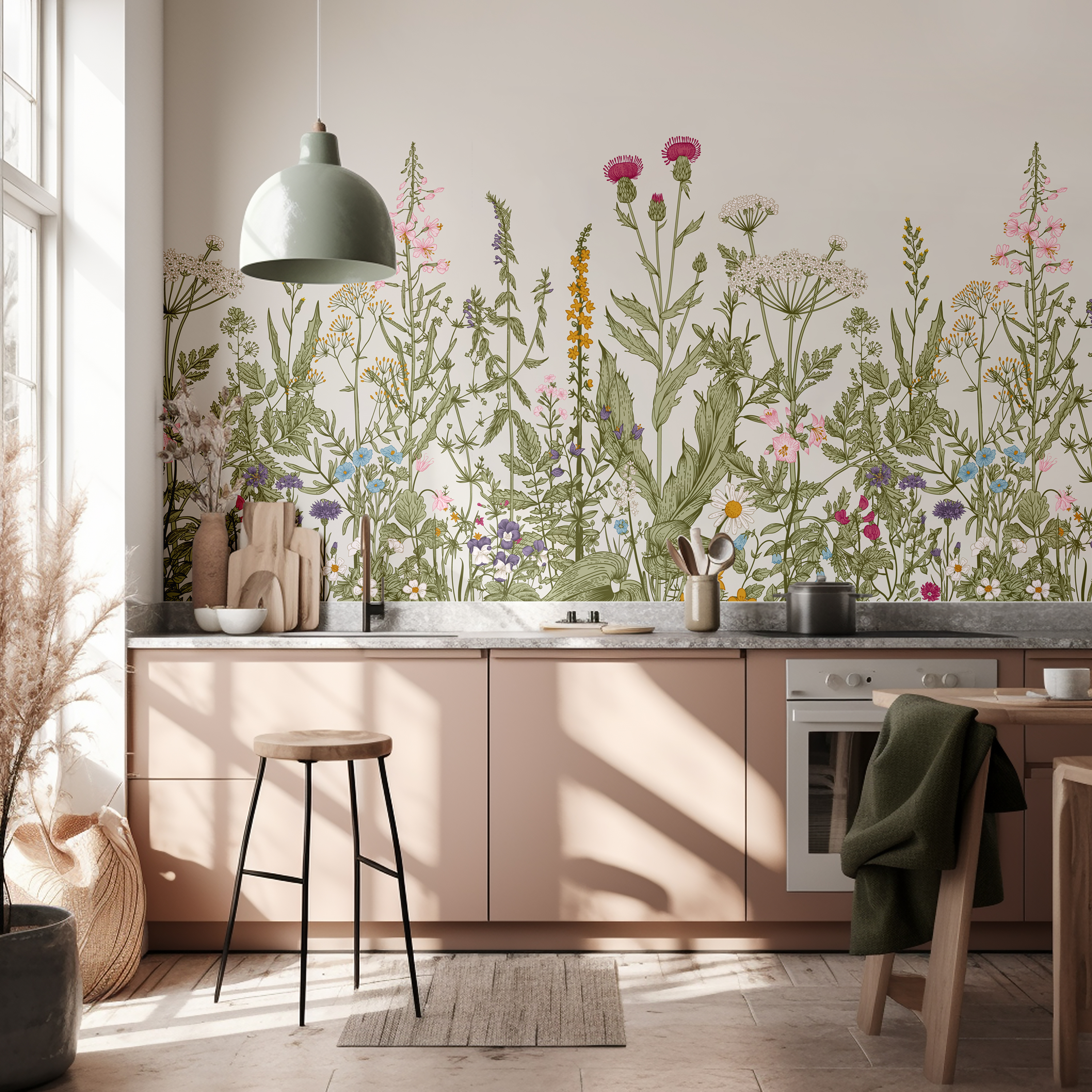 Engraved Floral Harmony