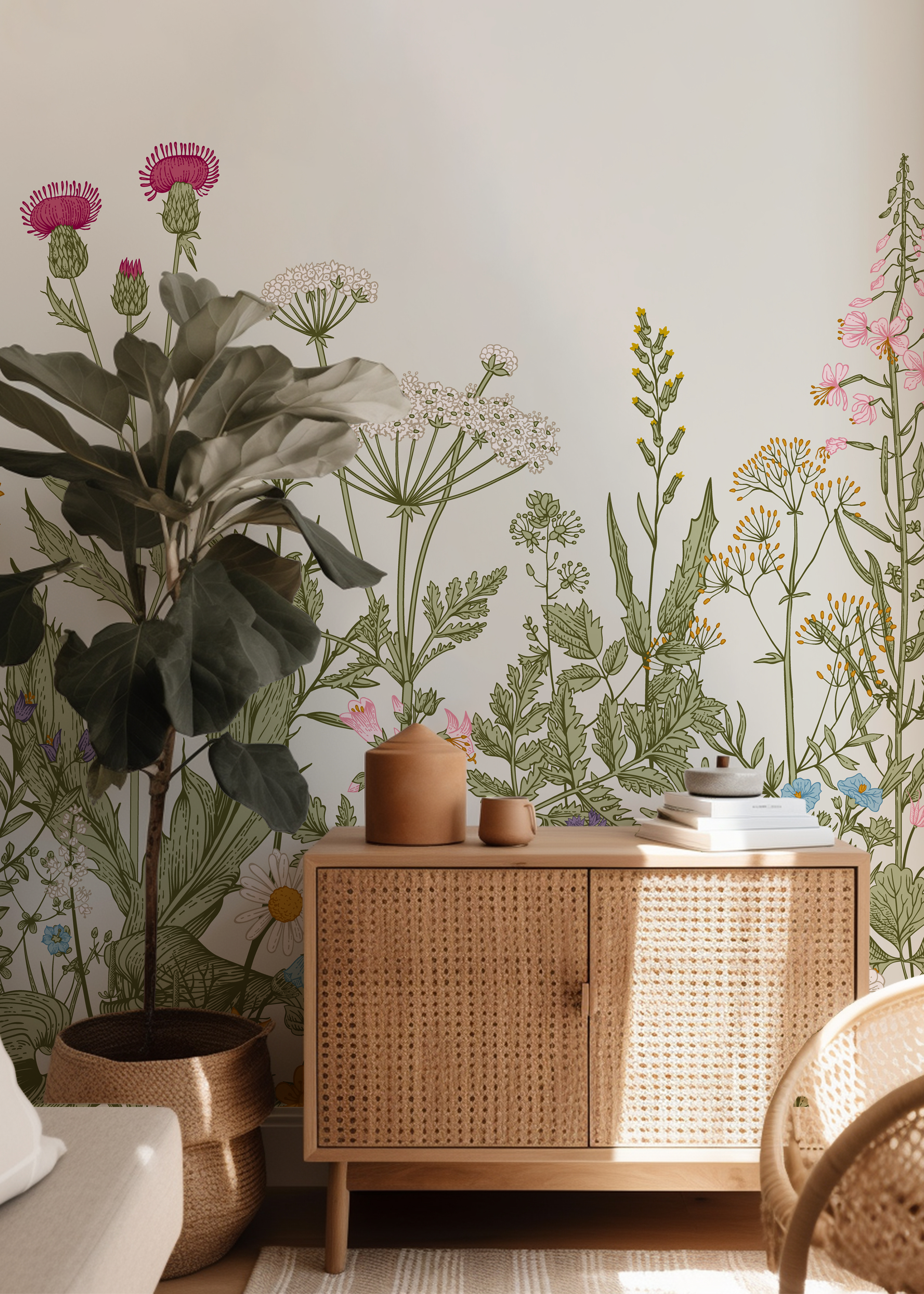 Engraved Floral Harmony