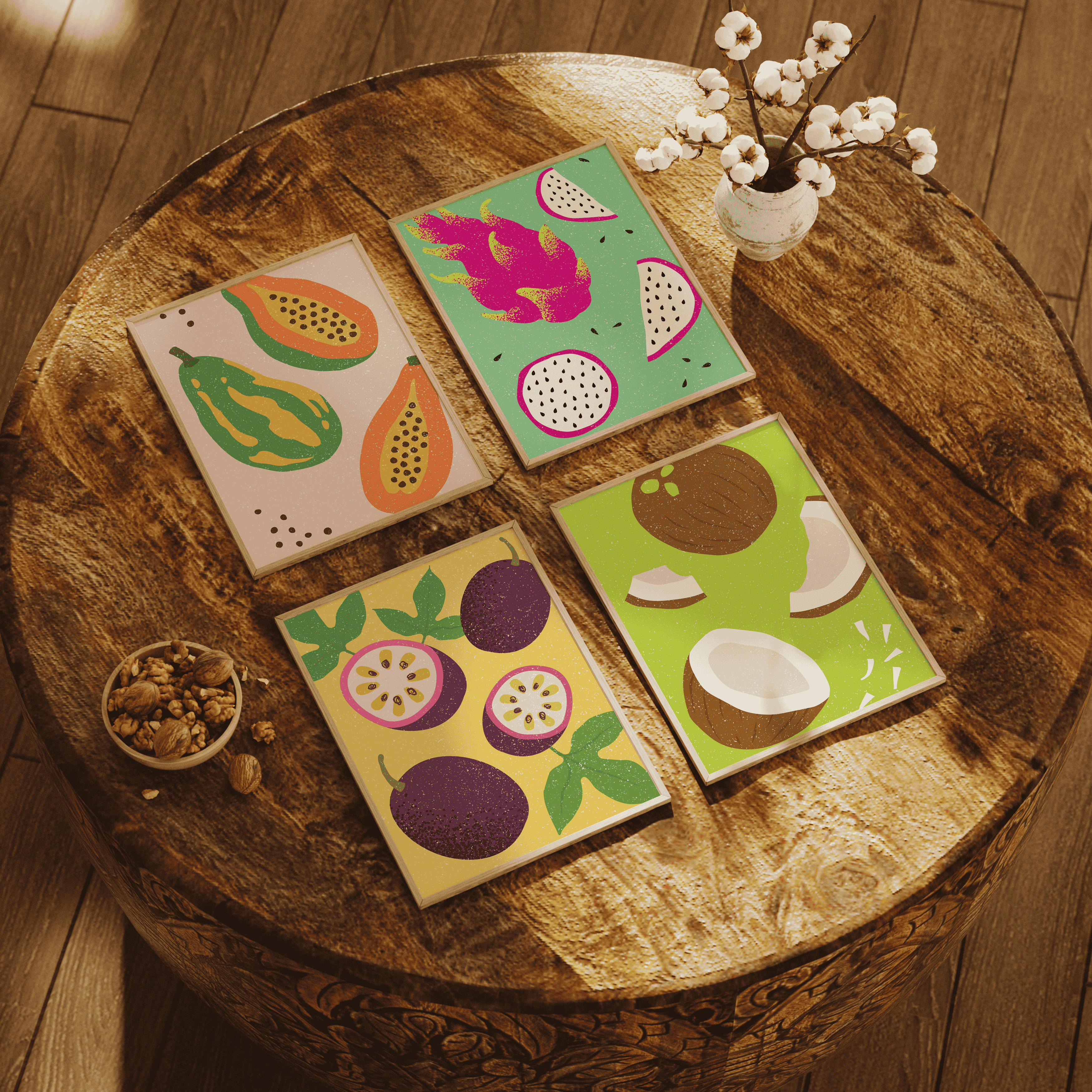 Tropical Treasures- Set of 4