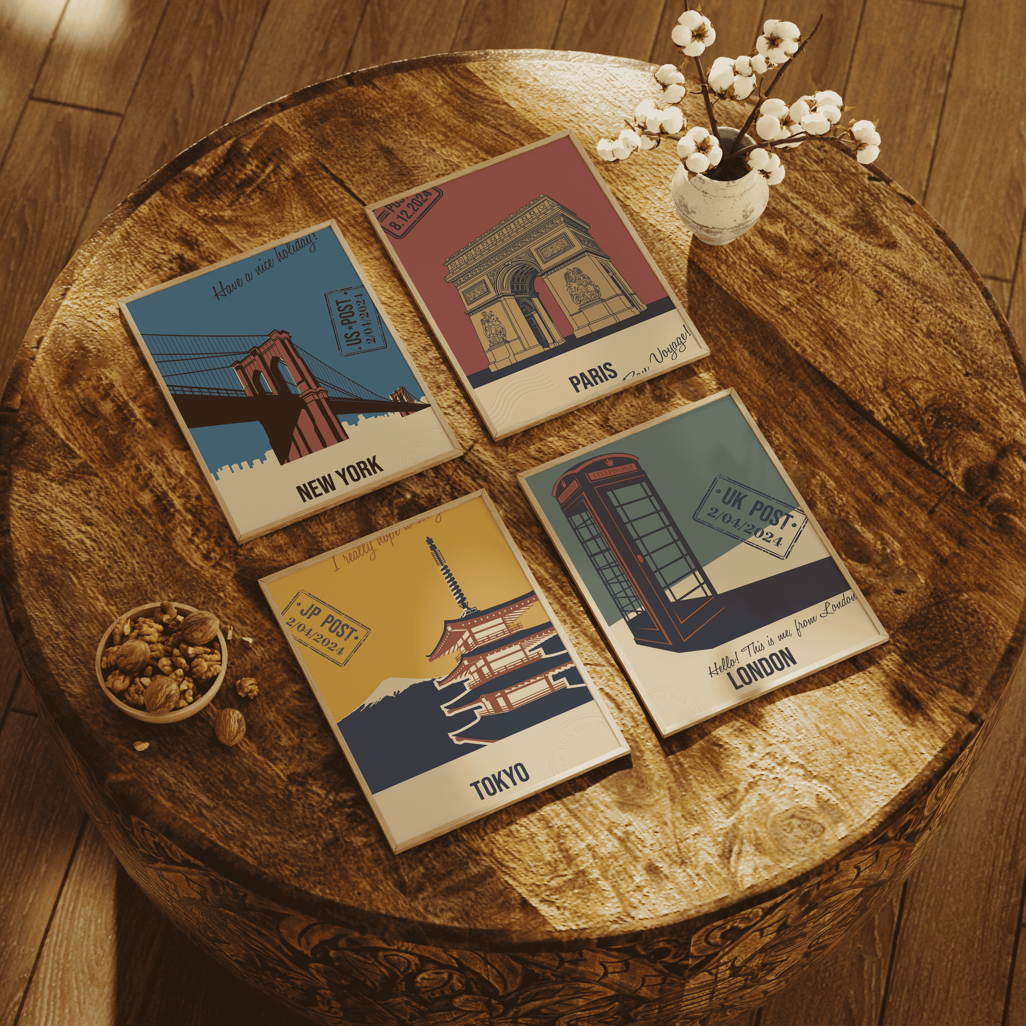 Iconic Landmarks Collection- Set of 4