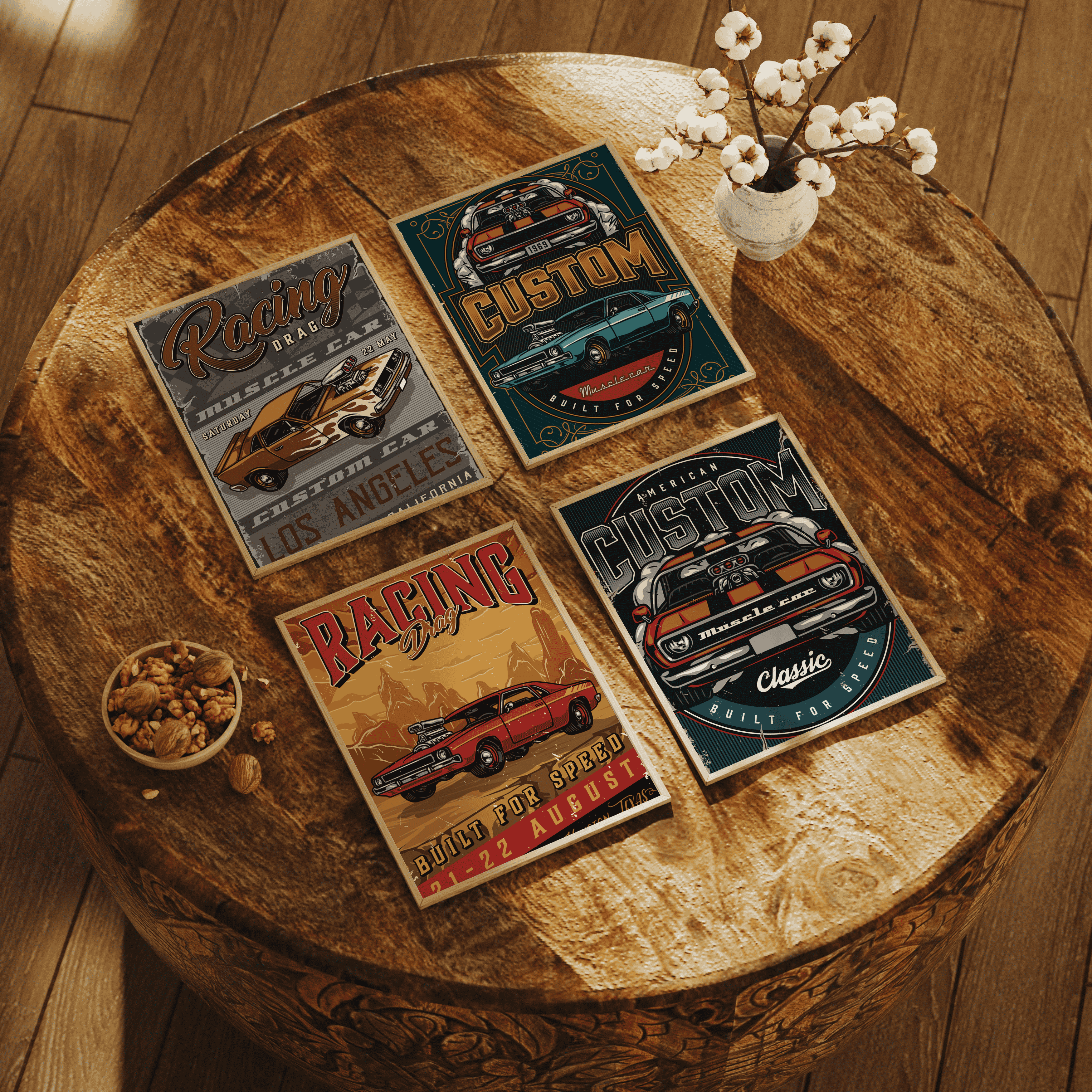 American Muscle Classics- Set of 4