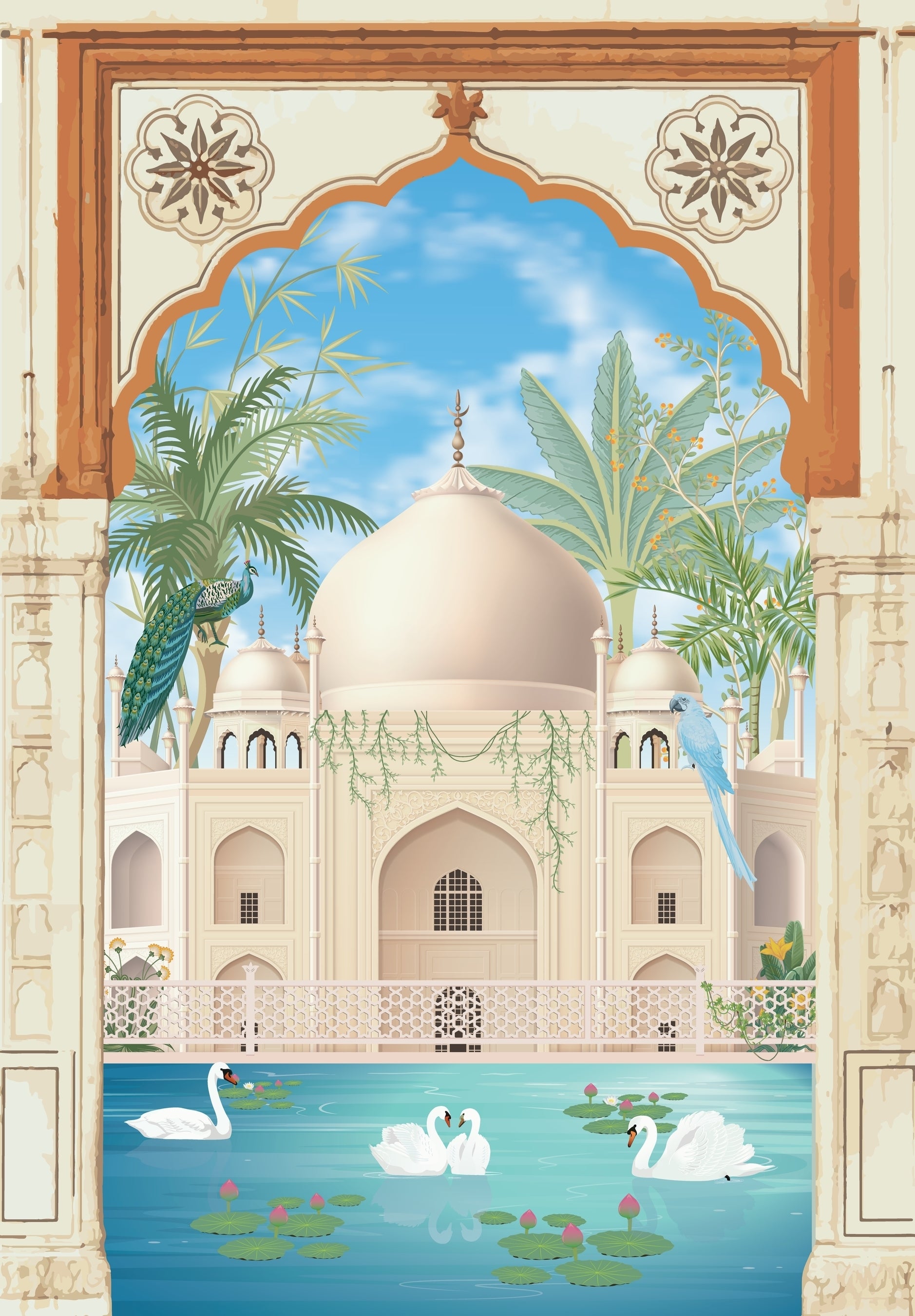 Taj Mahal Tranquility