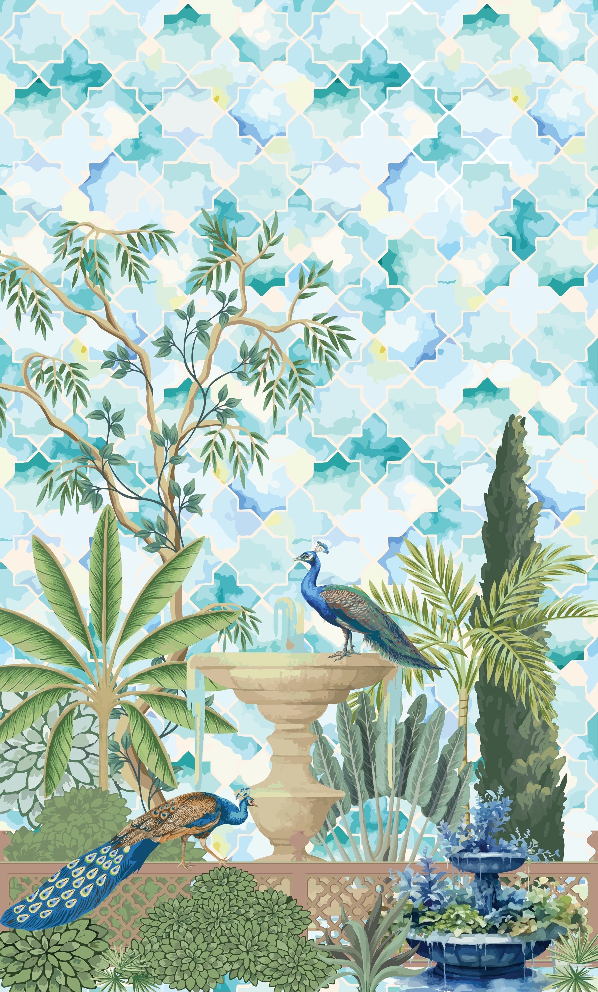 Garden Peacock Paradise