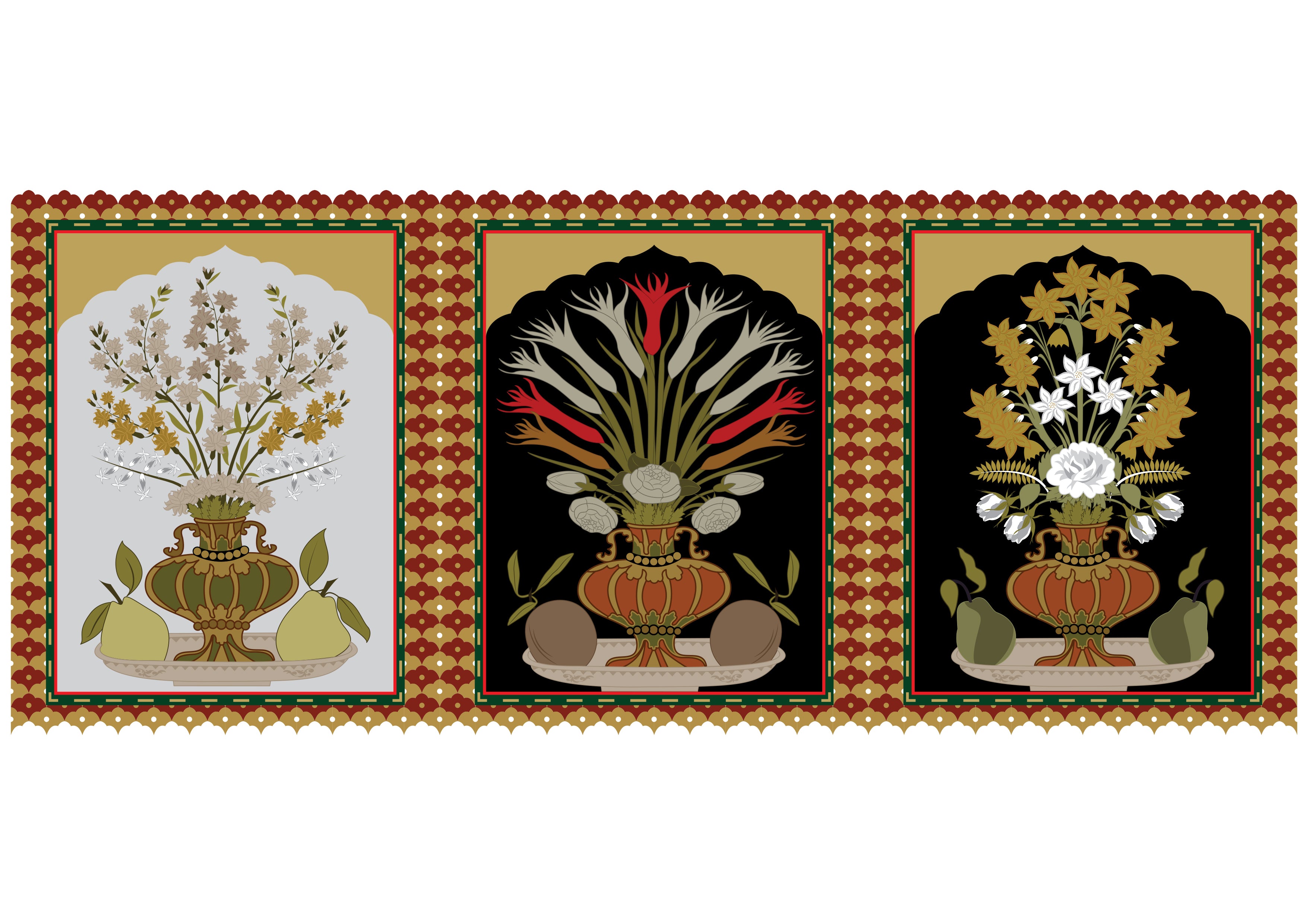 Vintage Indian Charm - Set of 3