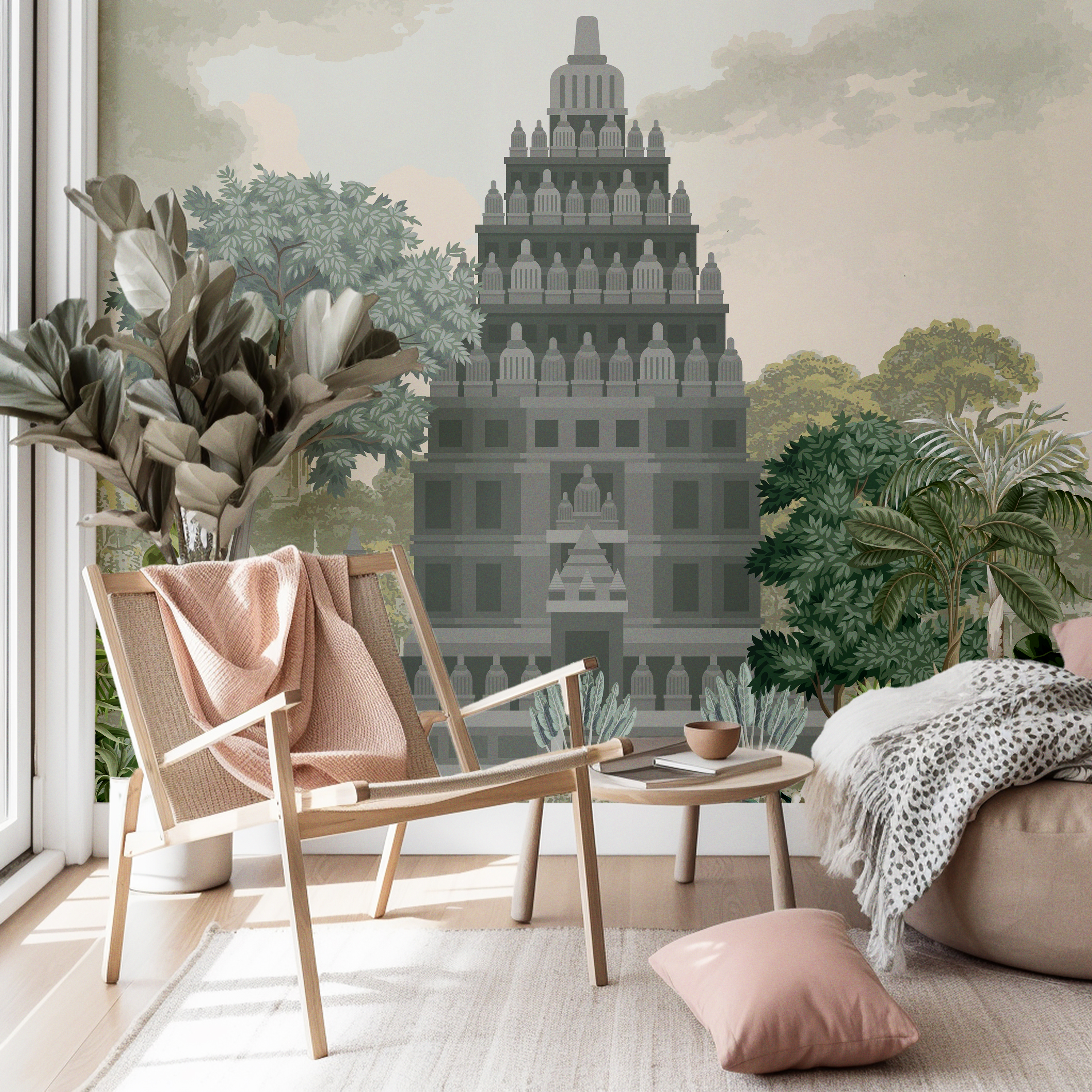 Indonesian Temple Garden