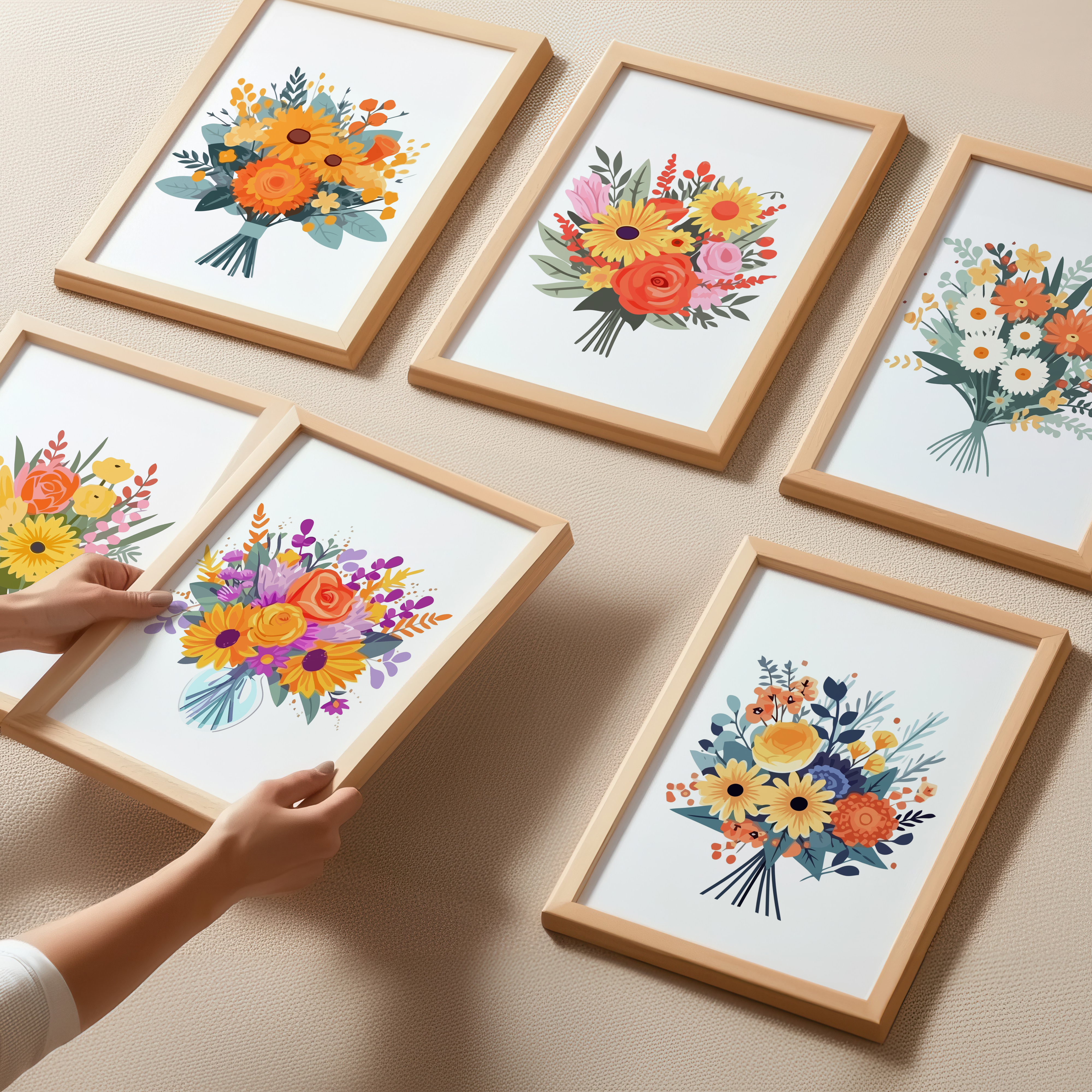 Blossoms of Joy- Set of 6