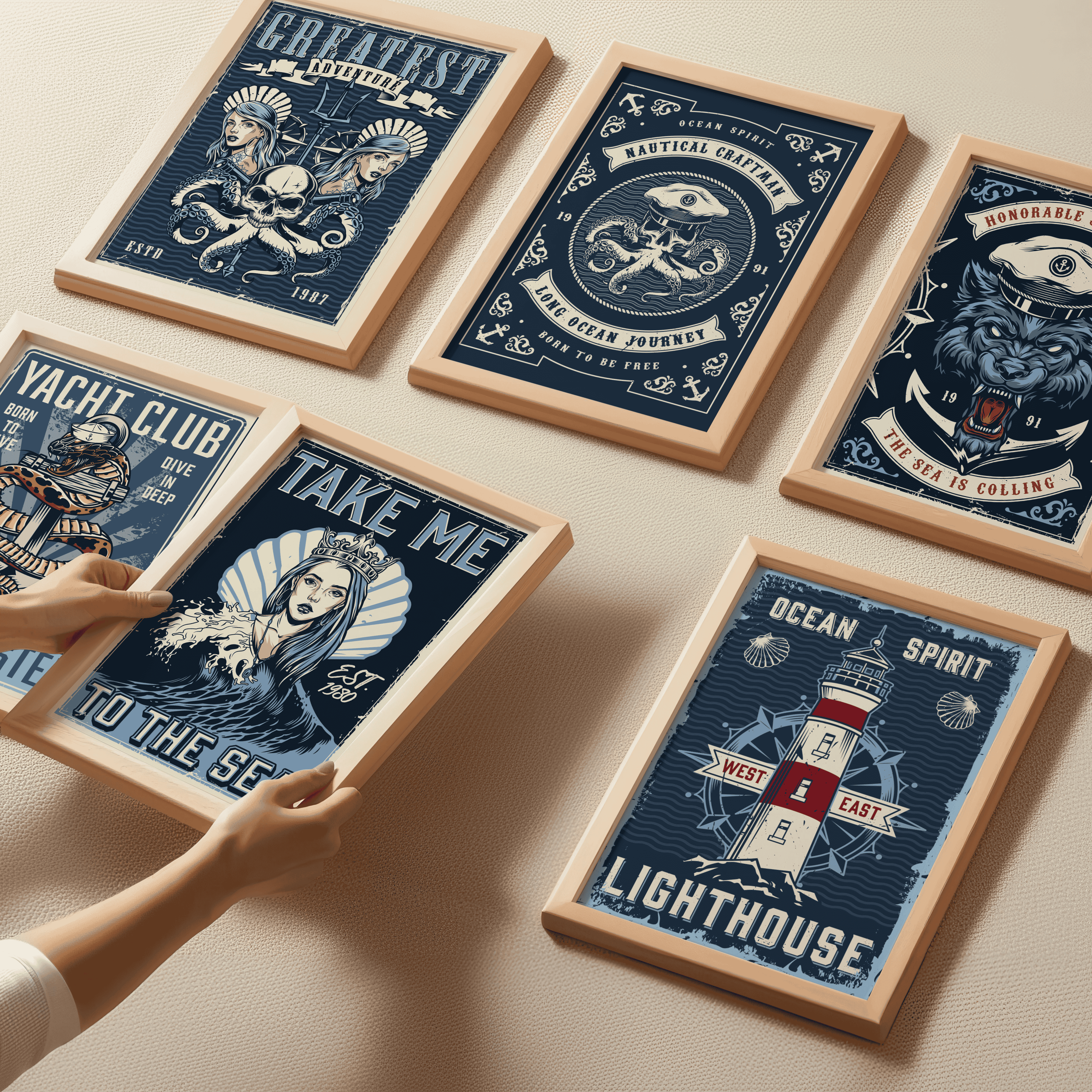 Nautical Legends- Set of 6