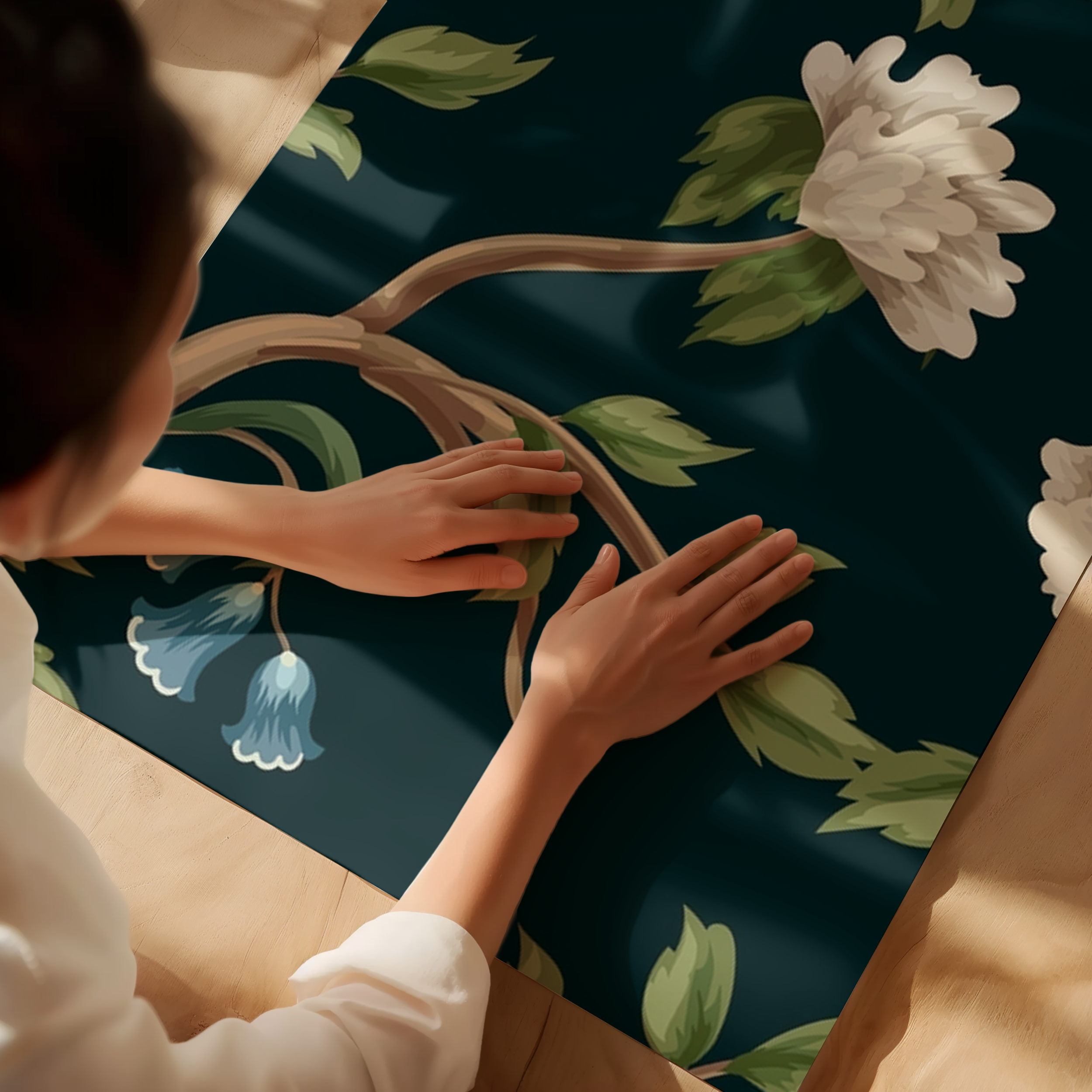 Chinoiserie Peony Serenity