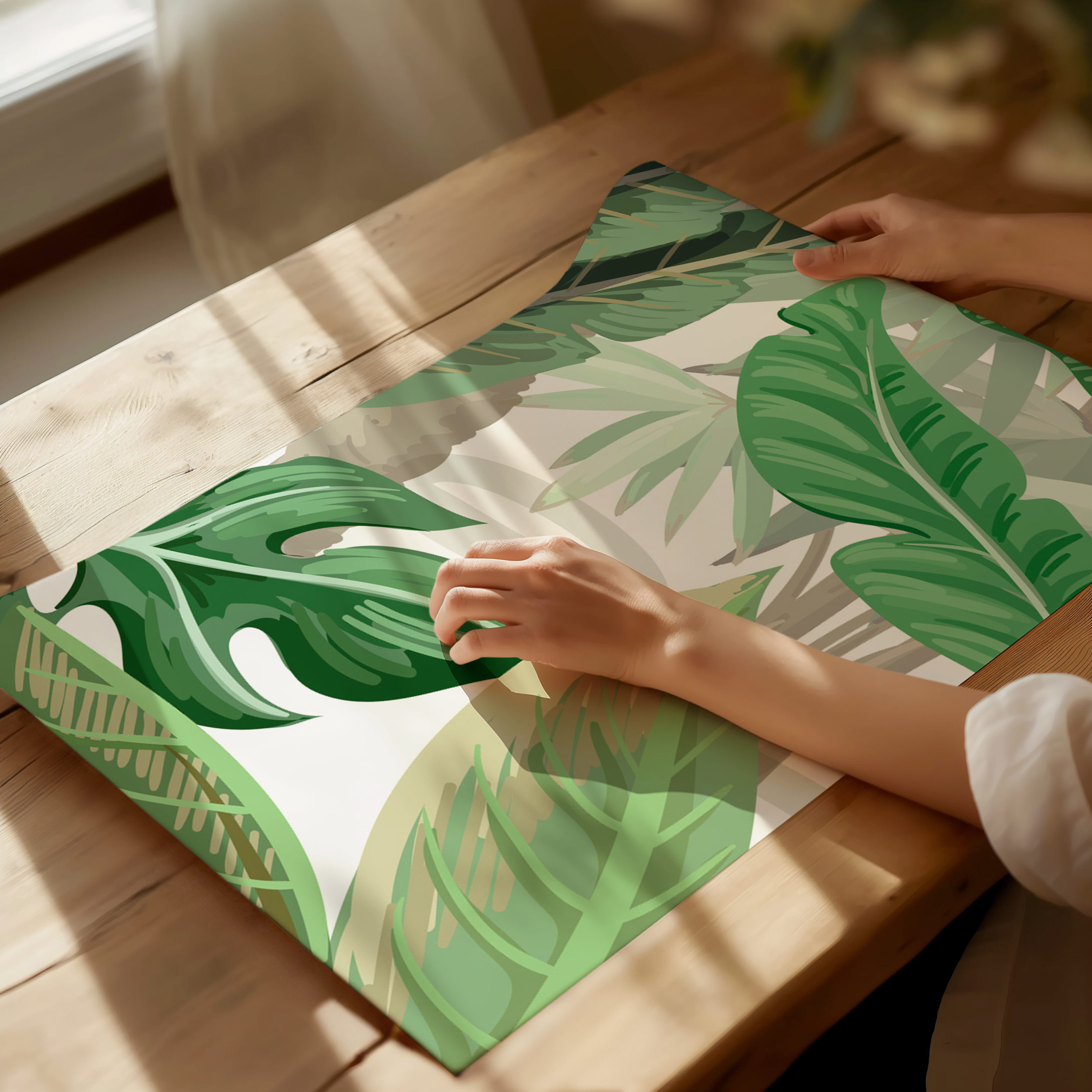 Palm and Banana Oasis