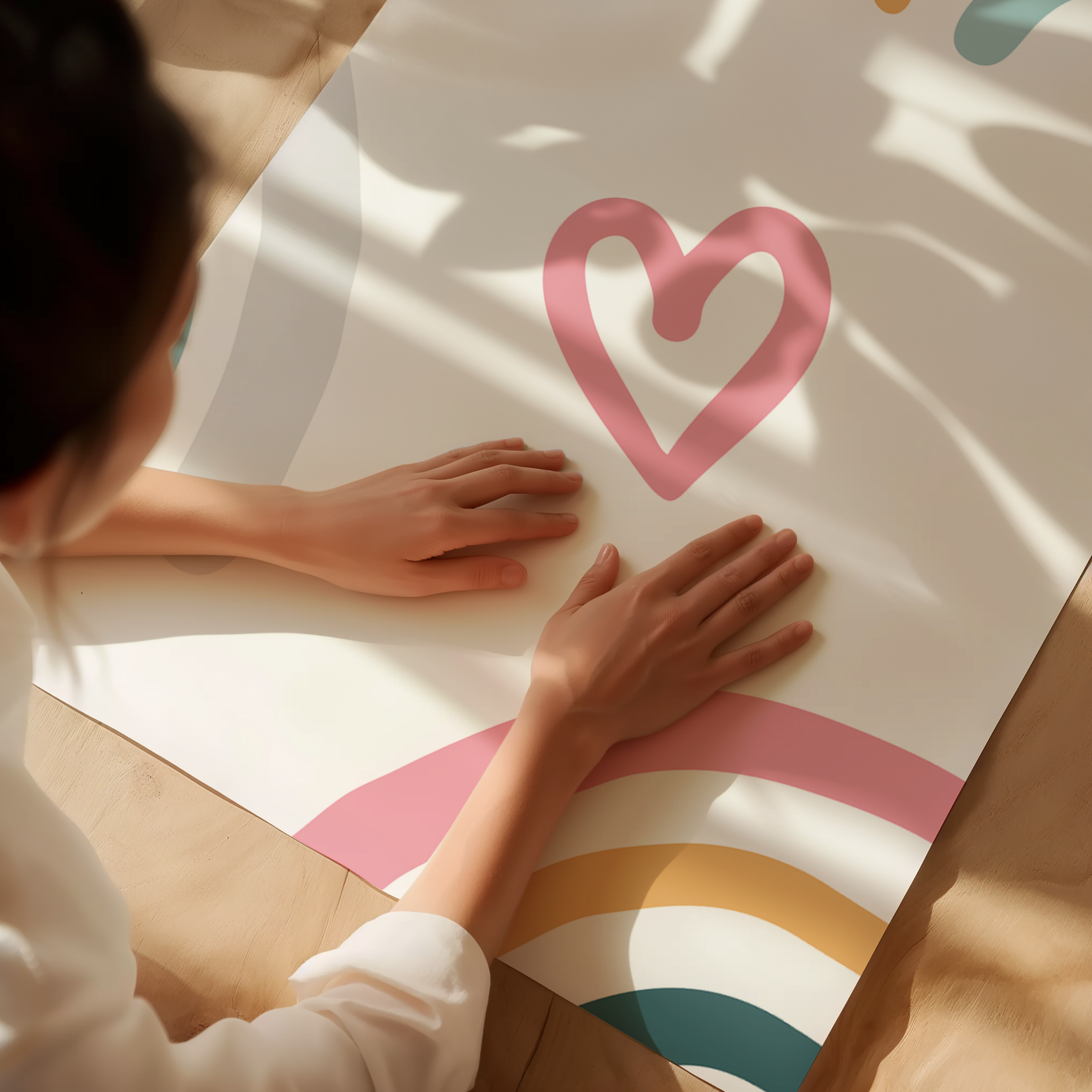 Rainbow Bliss Colorful Wallpaper