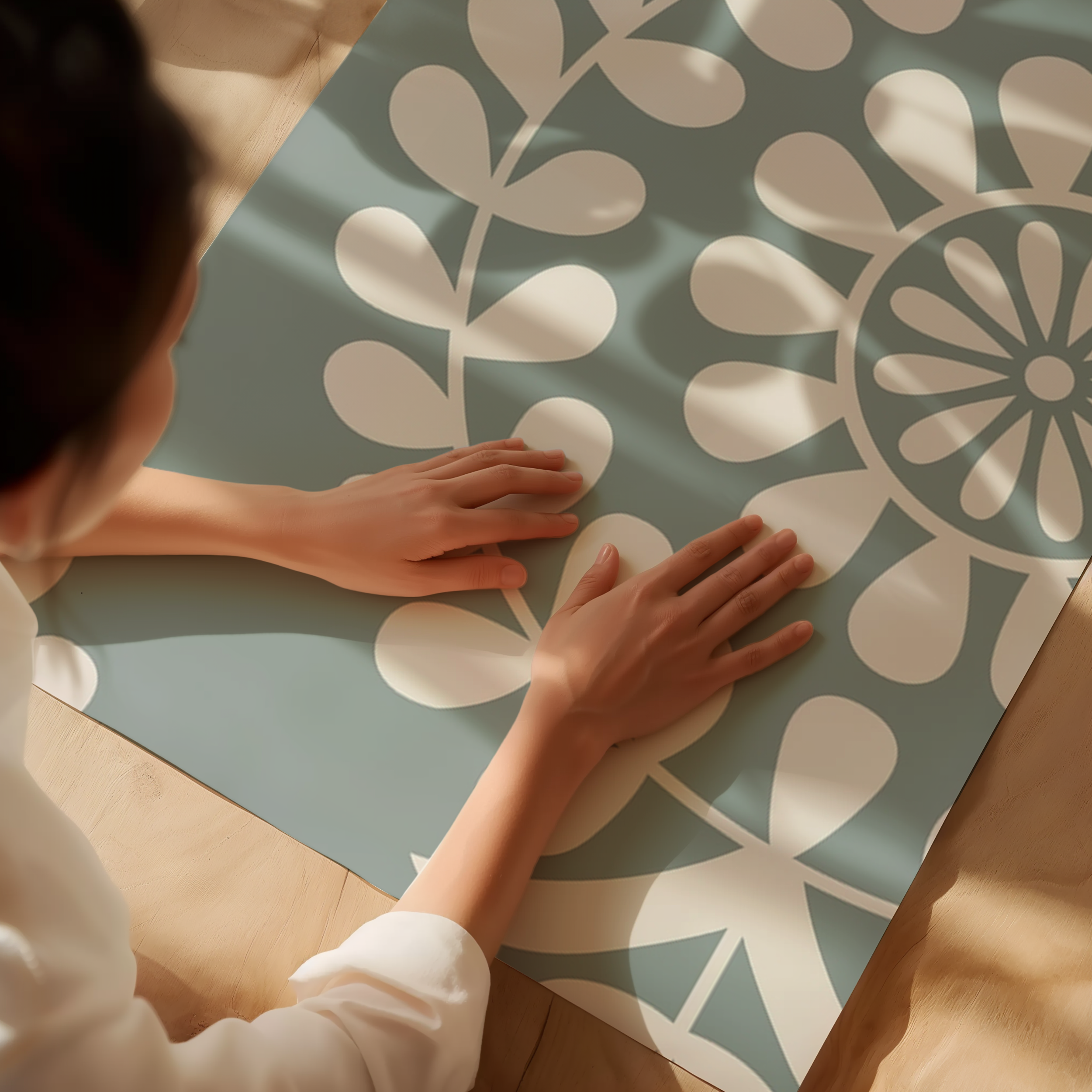 Elegant Damask Bloom