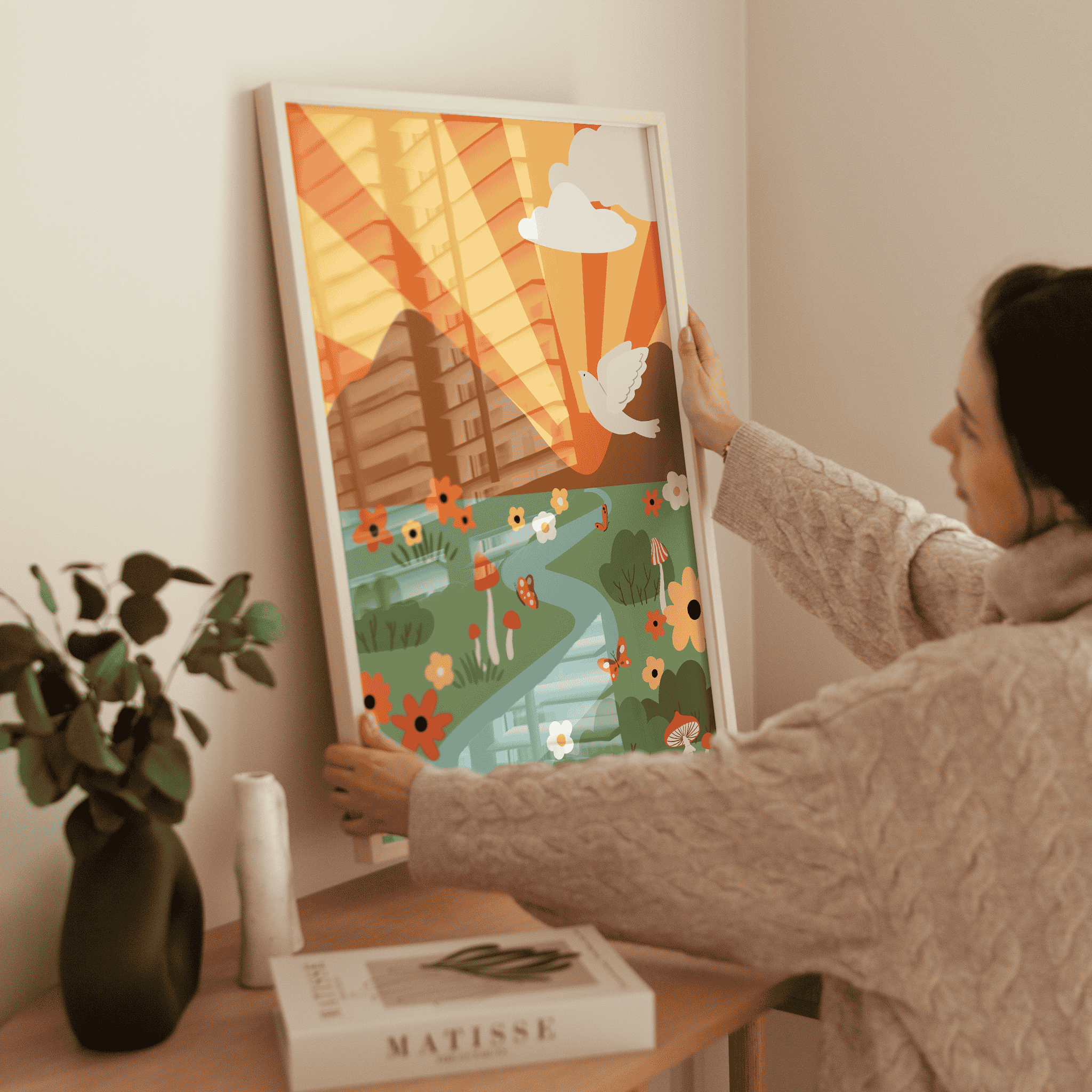 Retro Vibes Landscapes