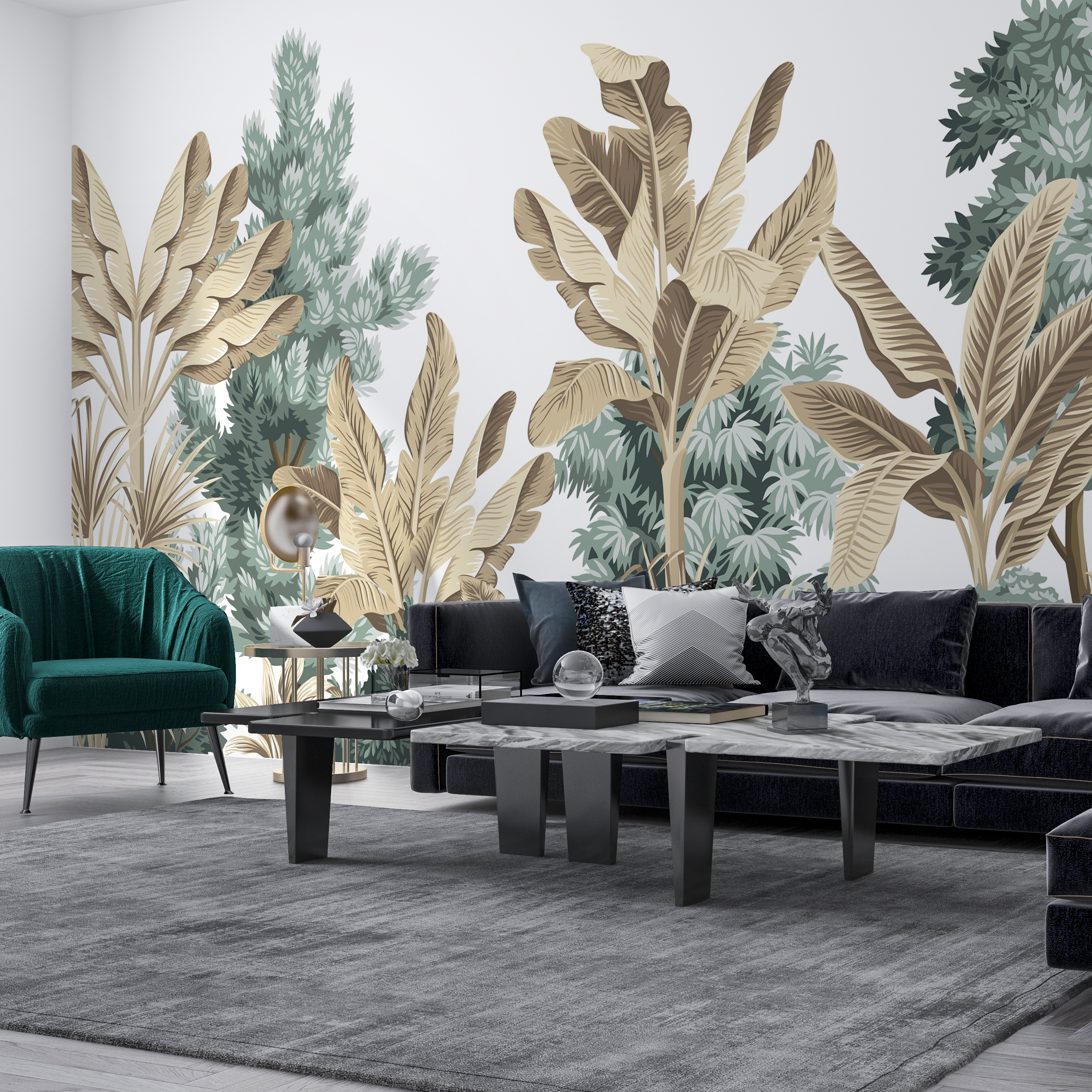 Tropical Oasis Border