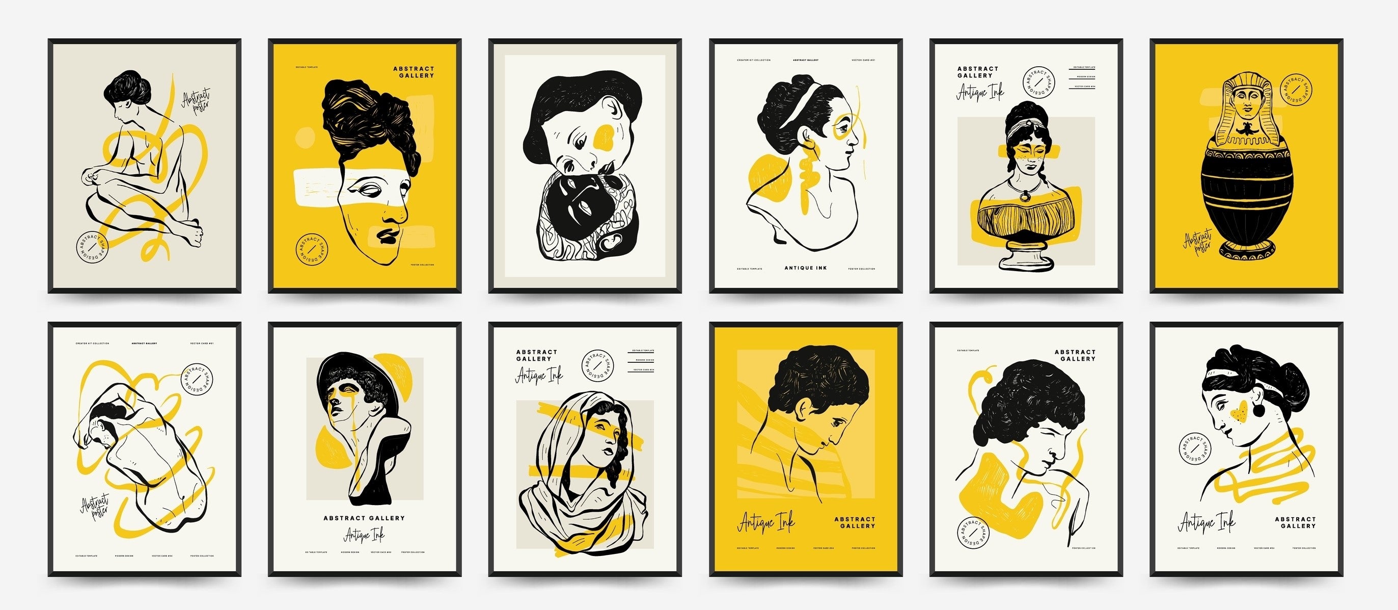 Timeless Elegance- Set of 12