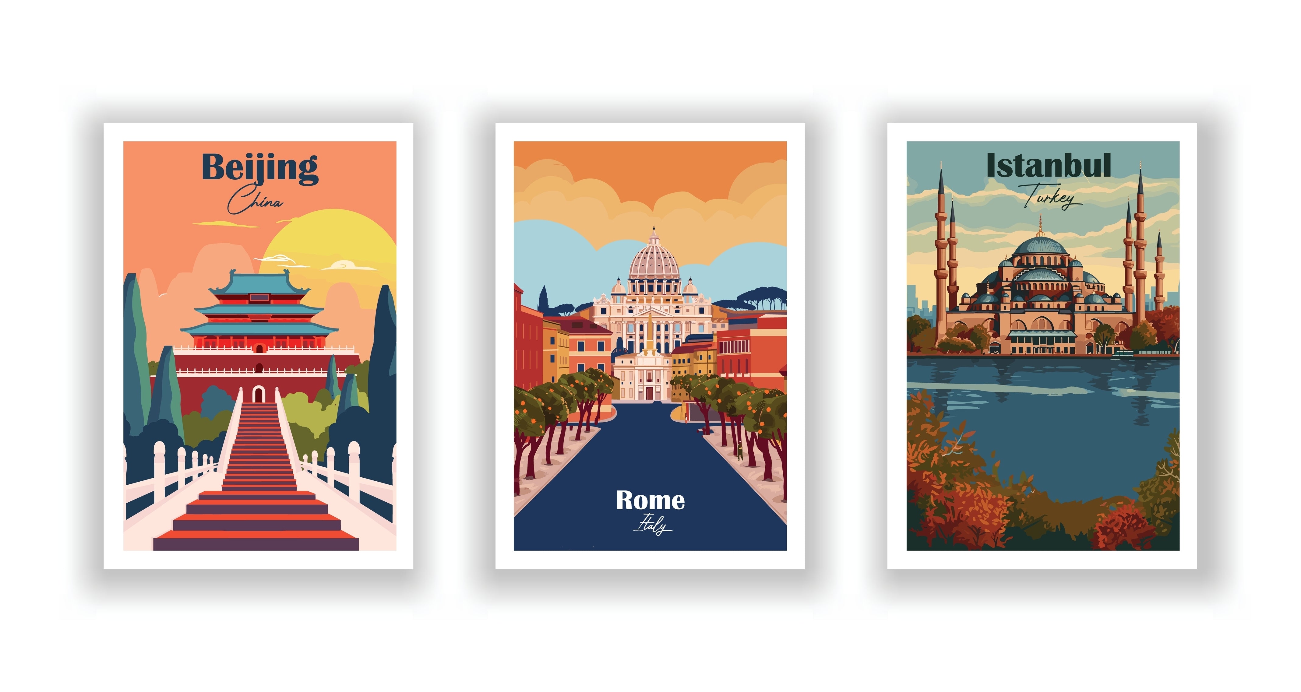 Cultural Crossroads- Set of 3