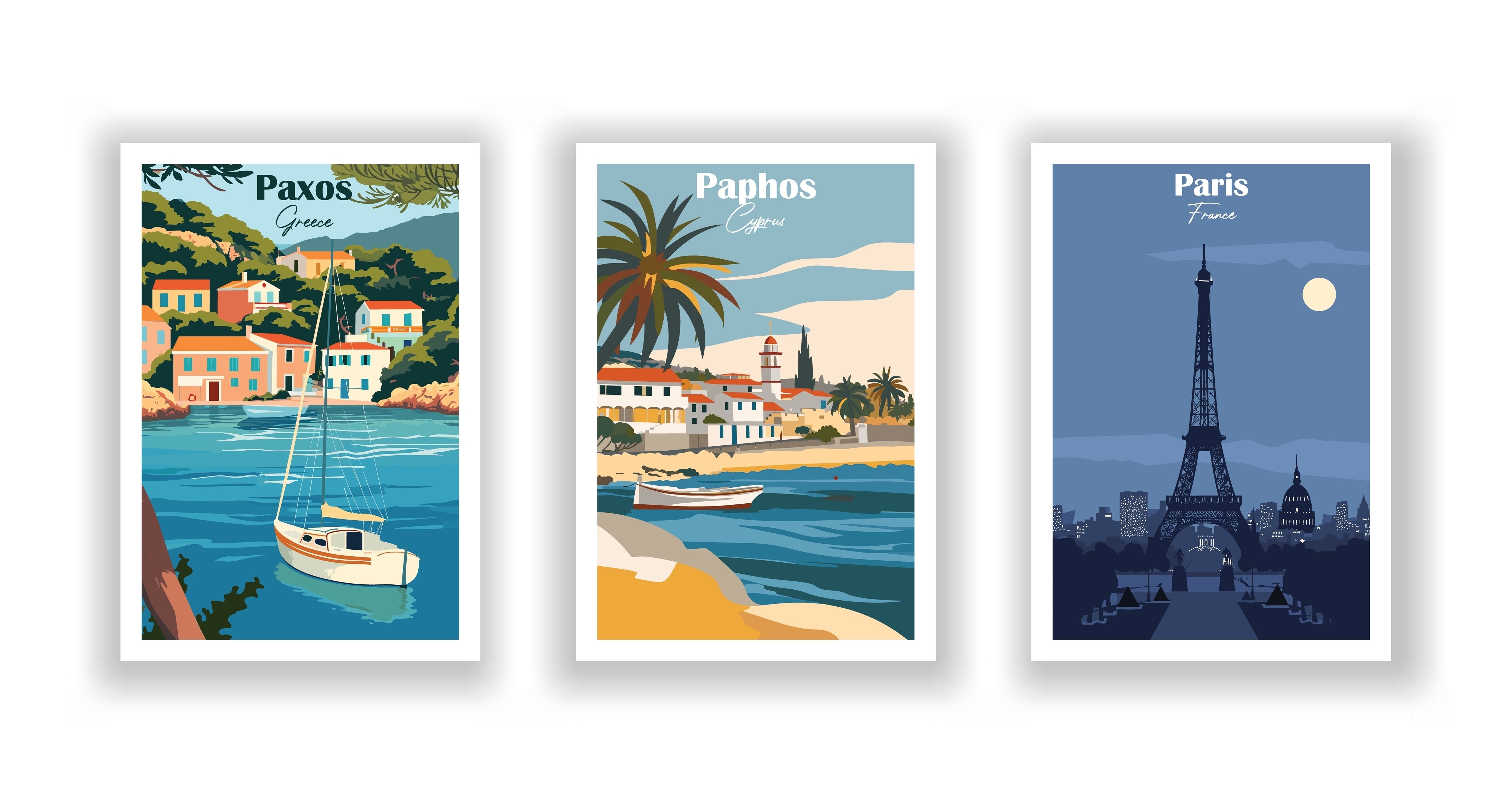 Charming Escapes- Set of 3