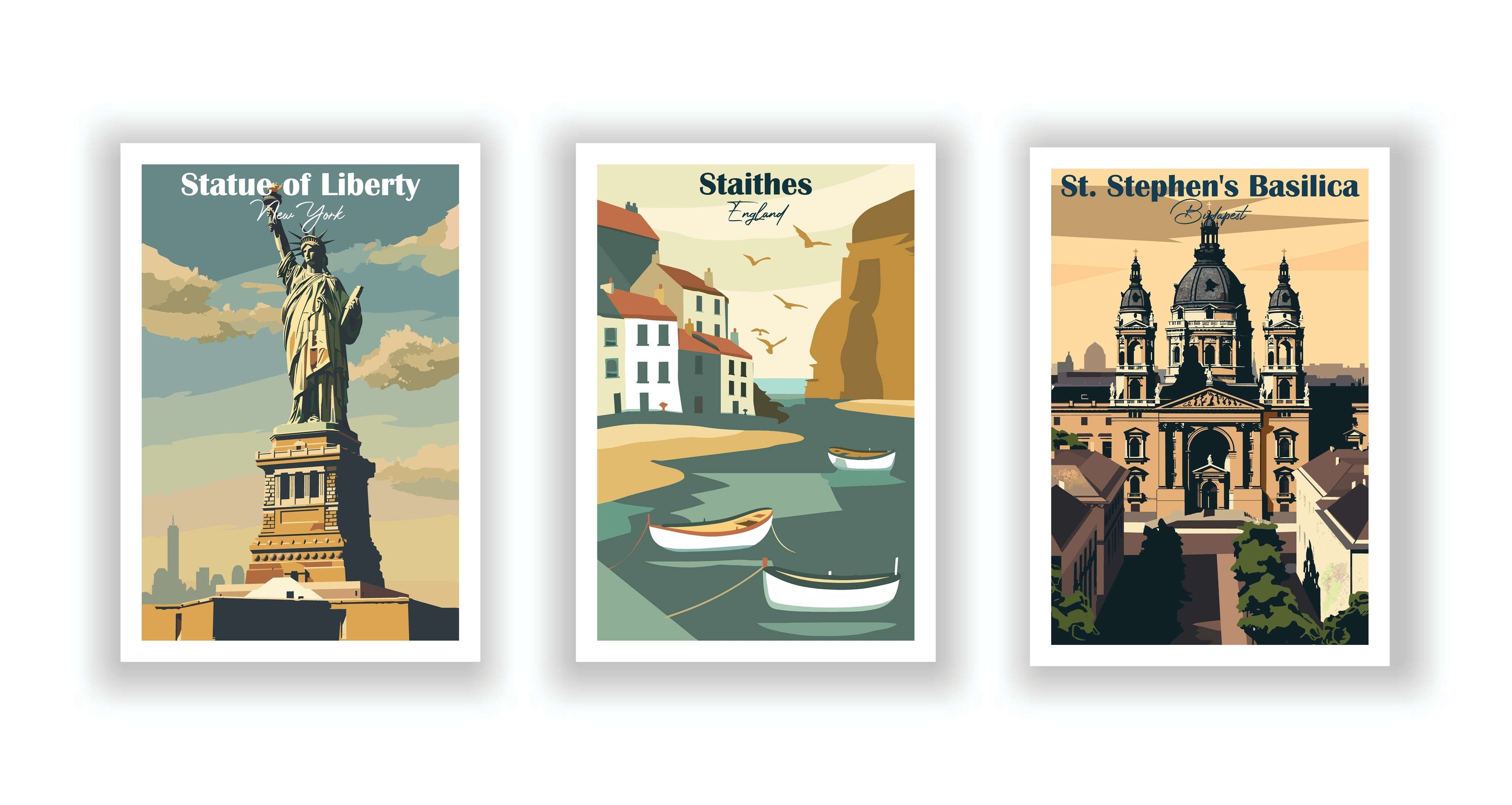 Iconic Escapes- Set of 3