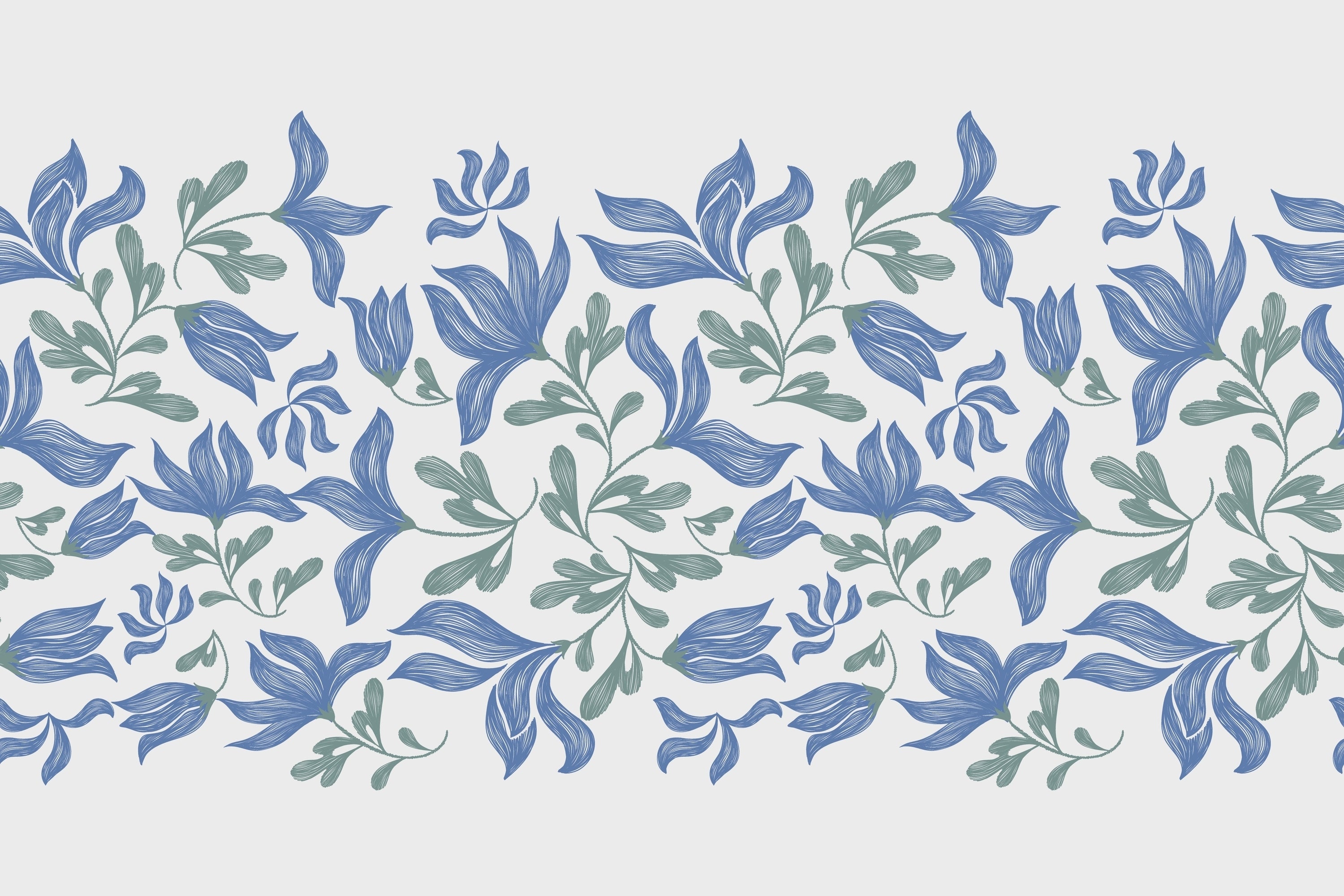 Retro Floral Harmony